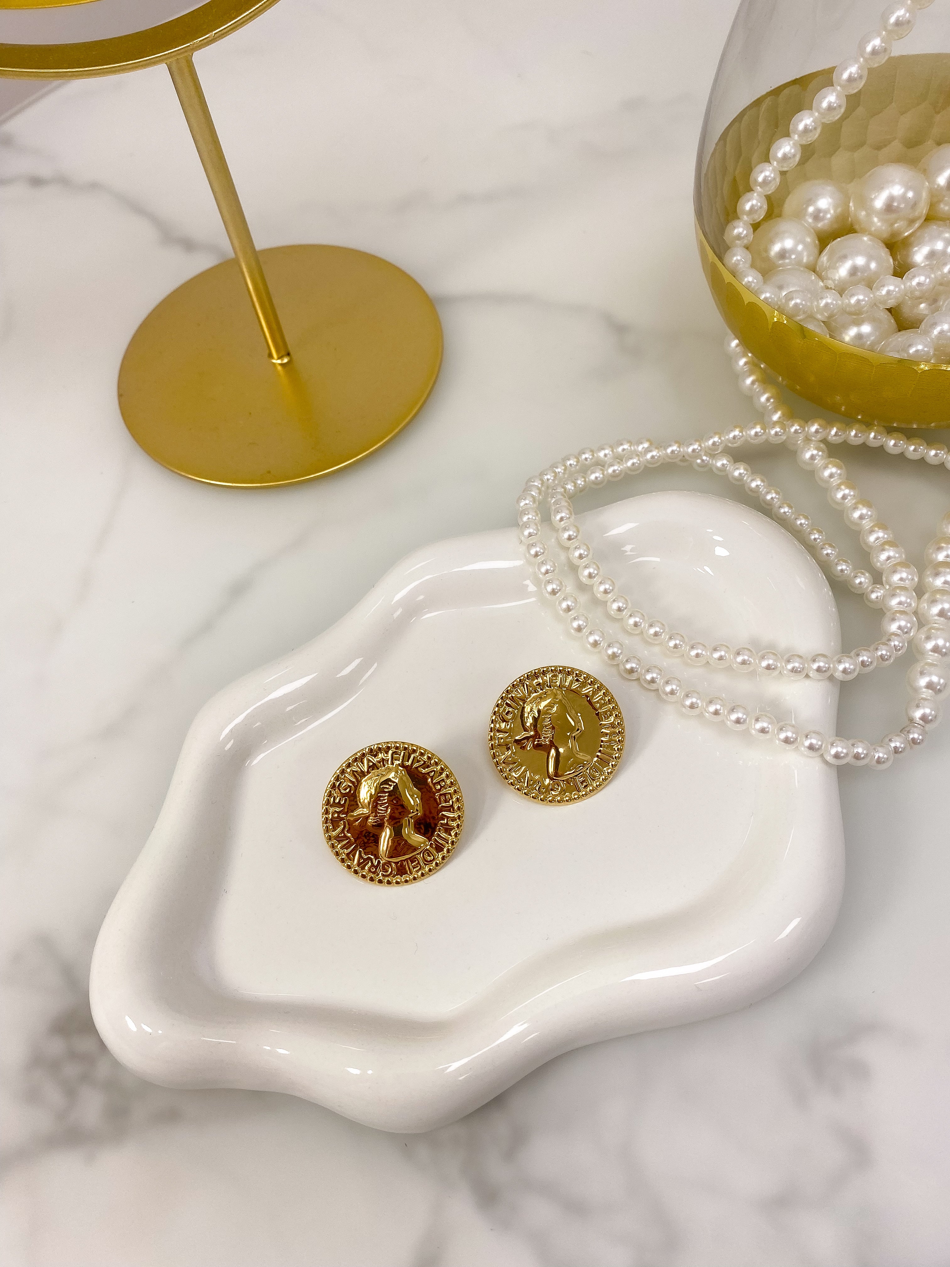 Orecchini Moneta Piccoli