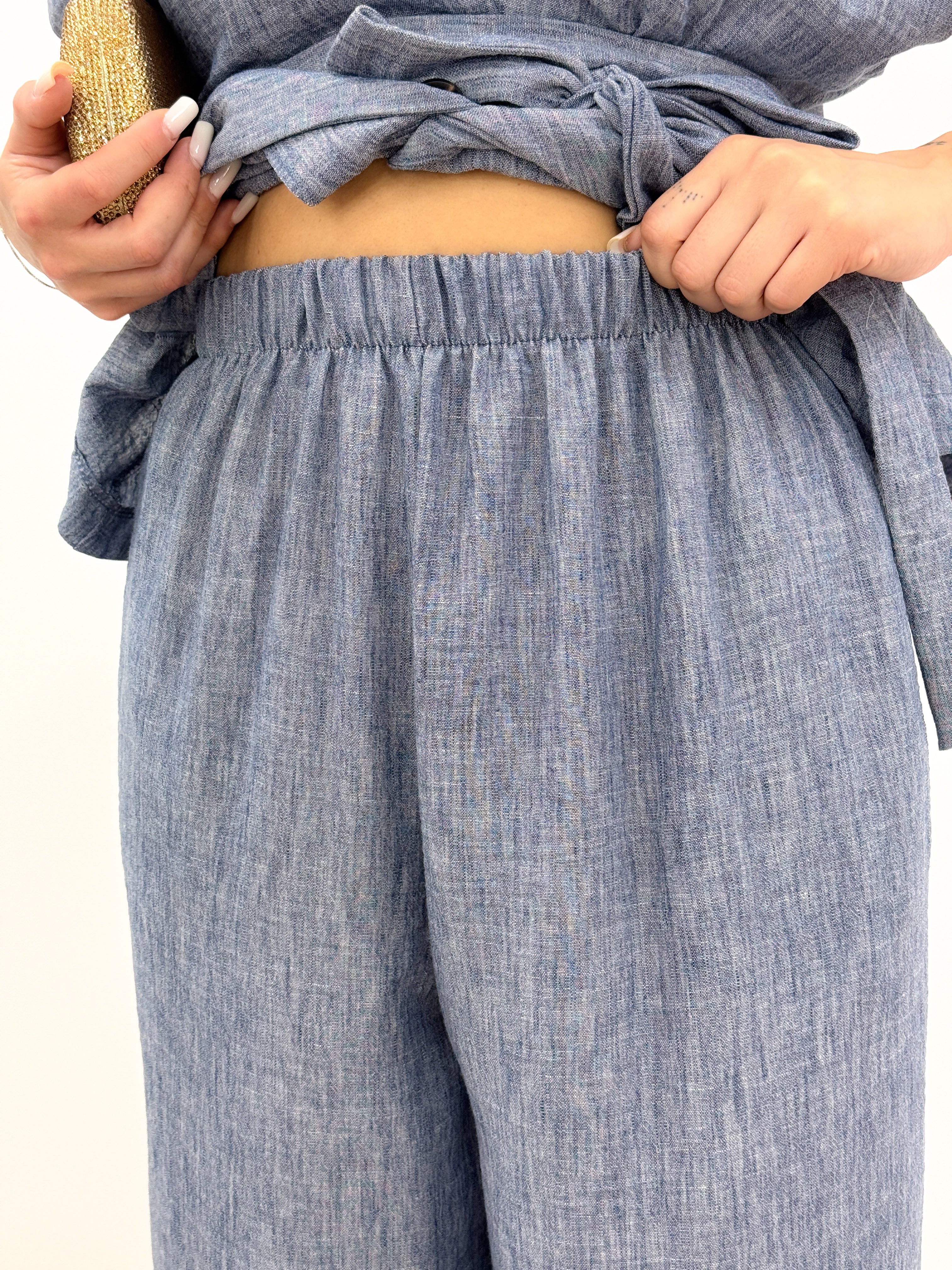 Coordinato Romantic AZZURRO