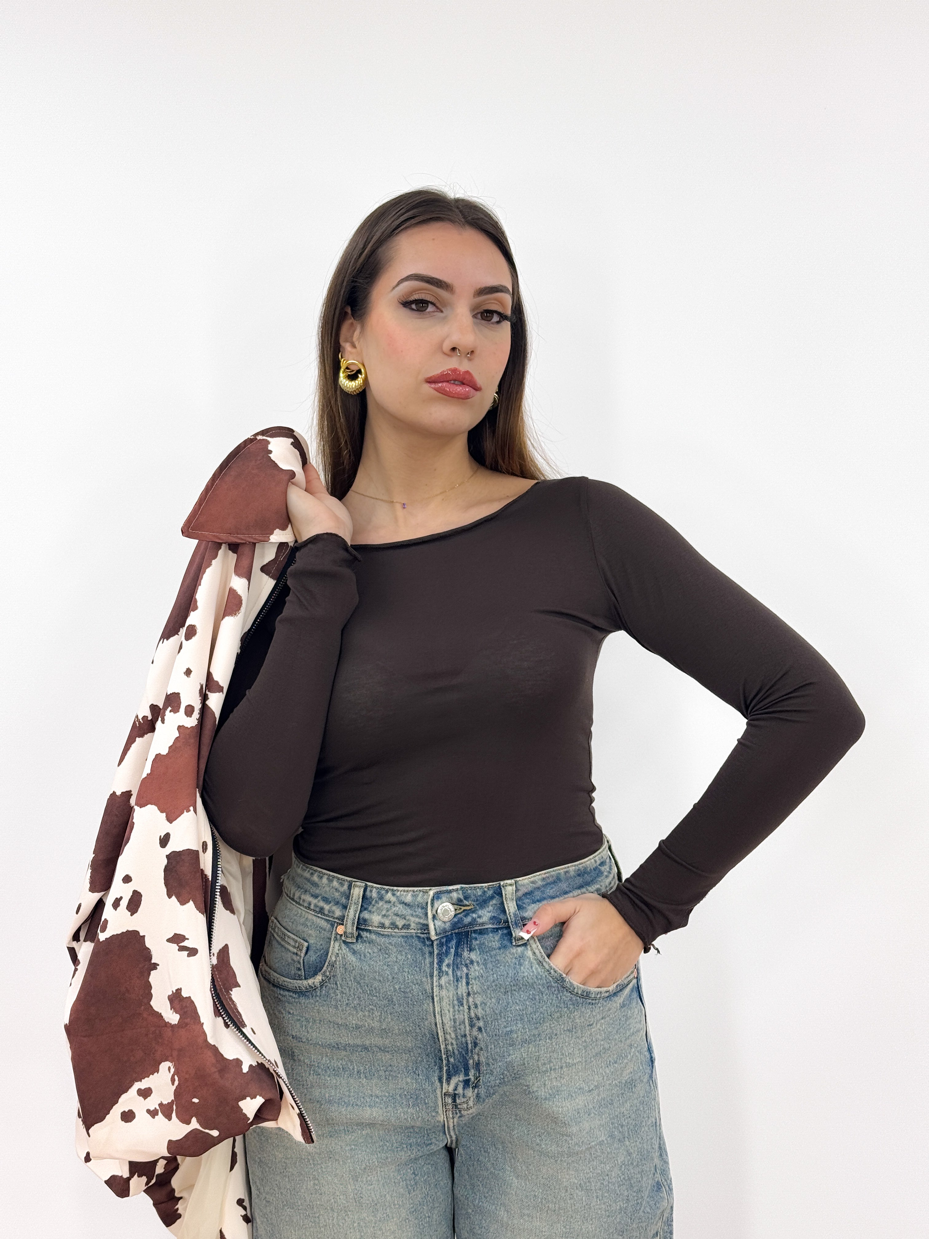 Maglia Laila MARRONE
