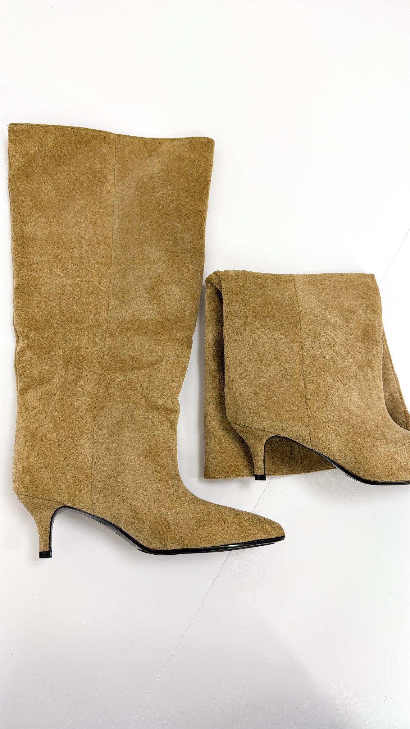 Stivale Camoscio beige