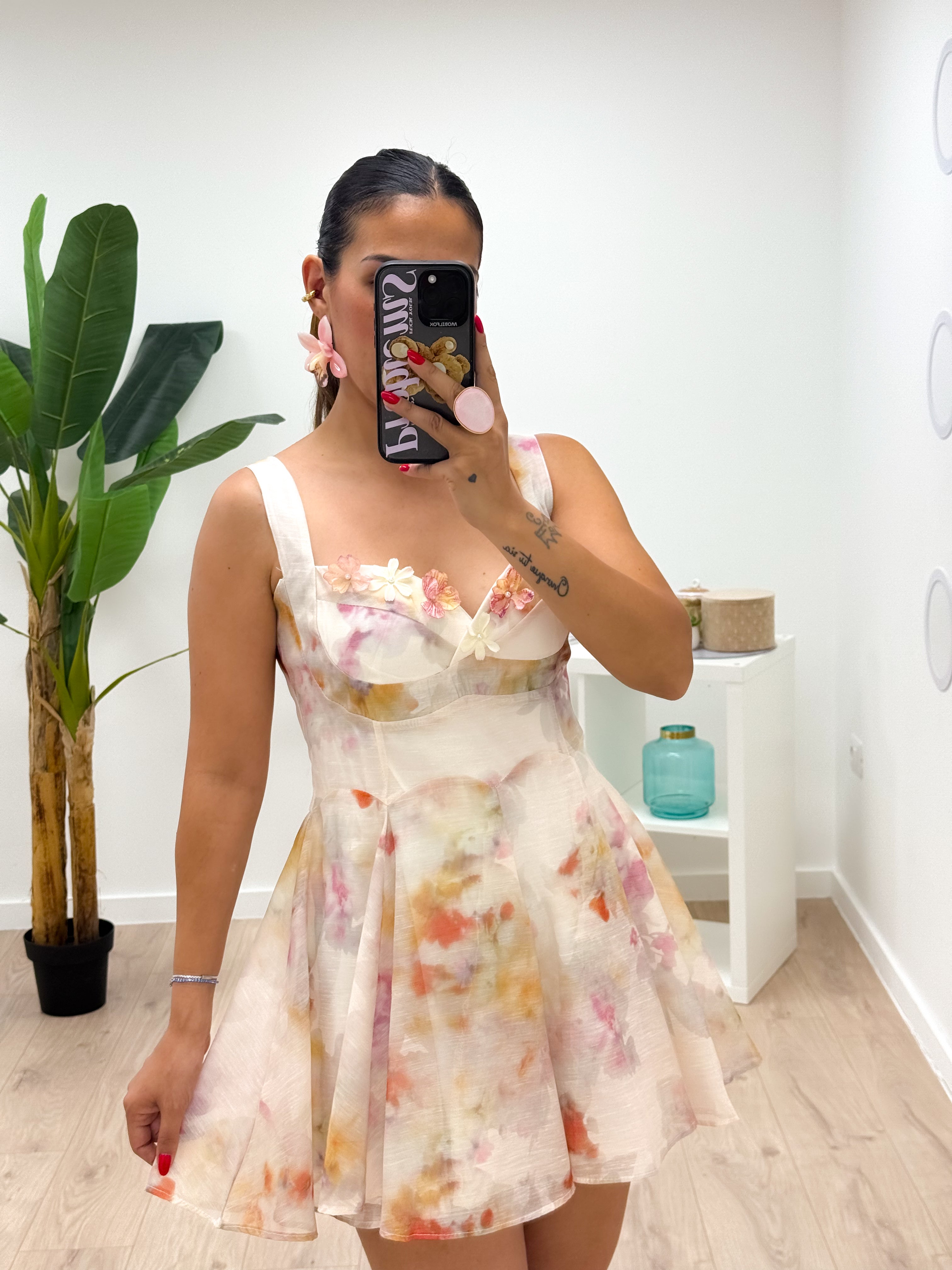 Mini Abito Flor
