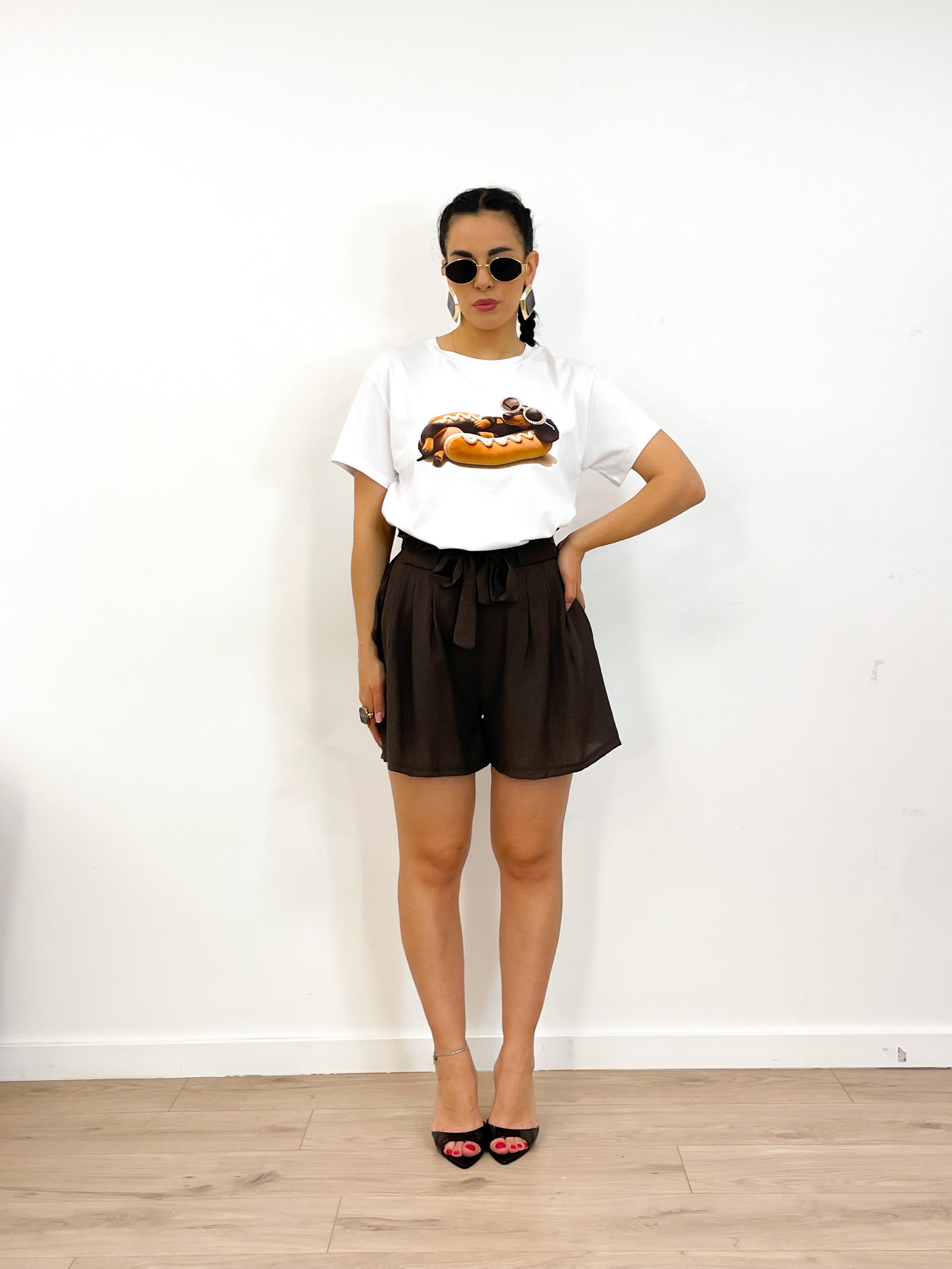 Pantaloncino MUSA marrone