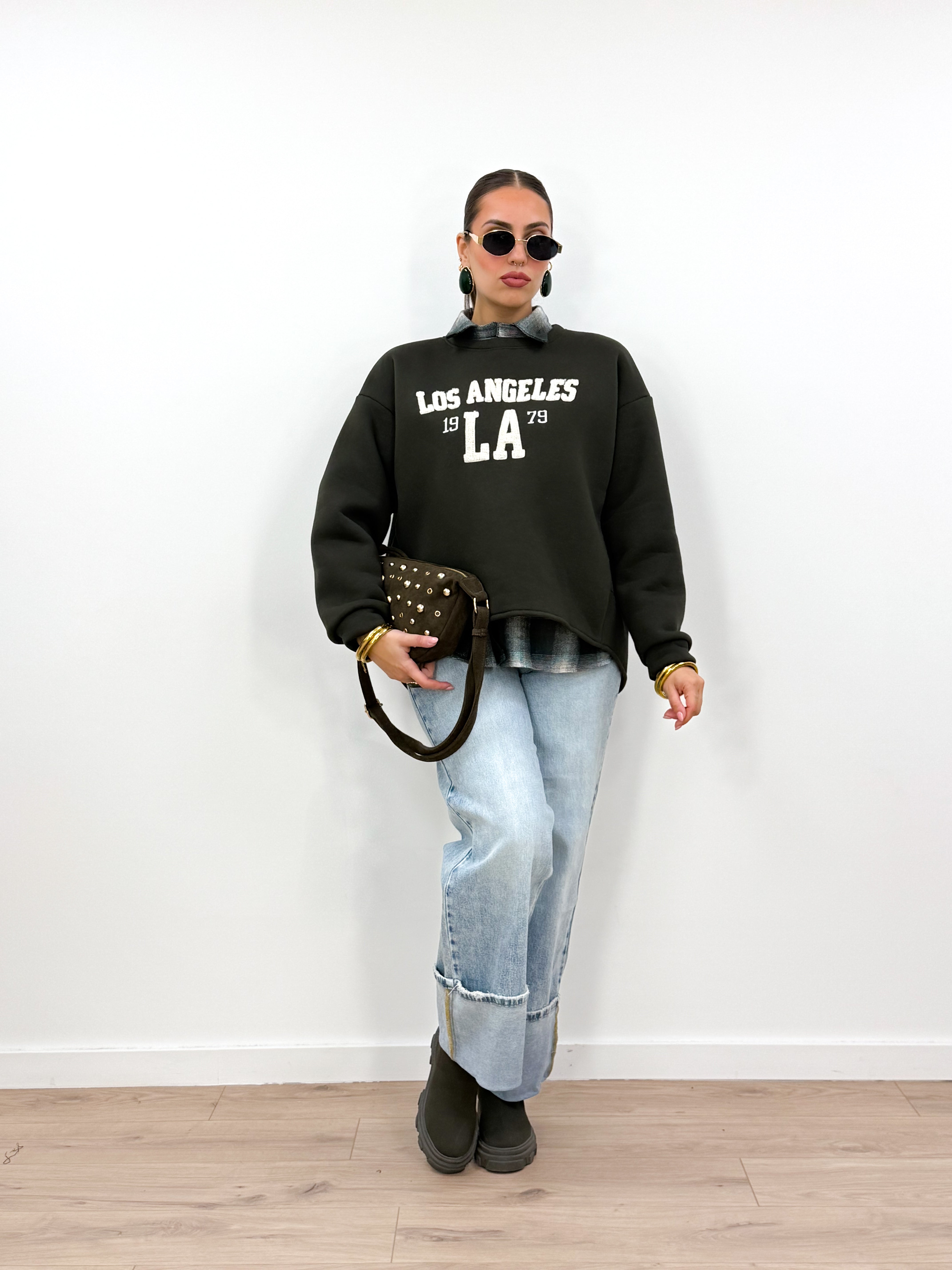 Felpa Los Angeles Verde