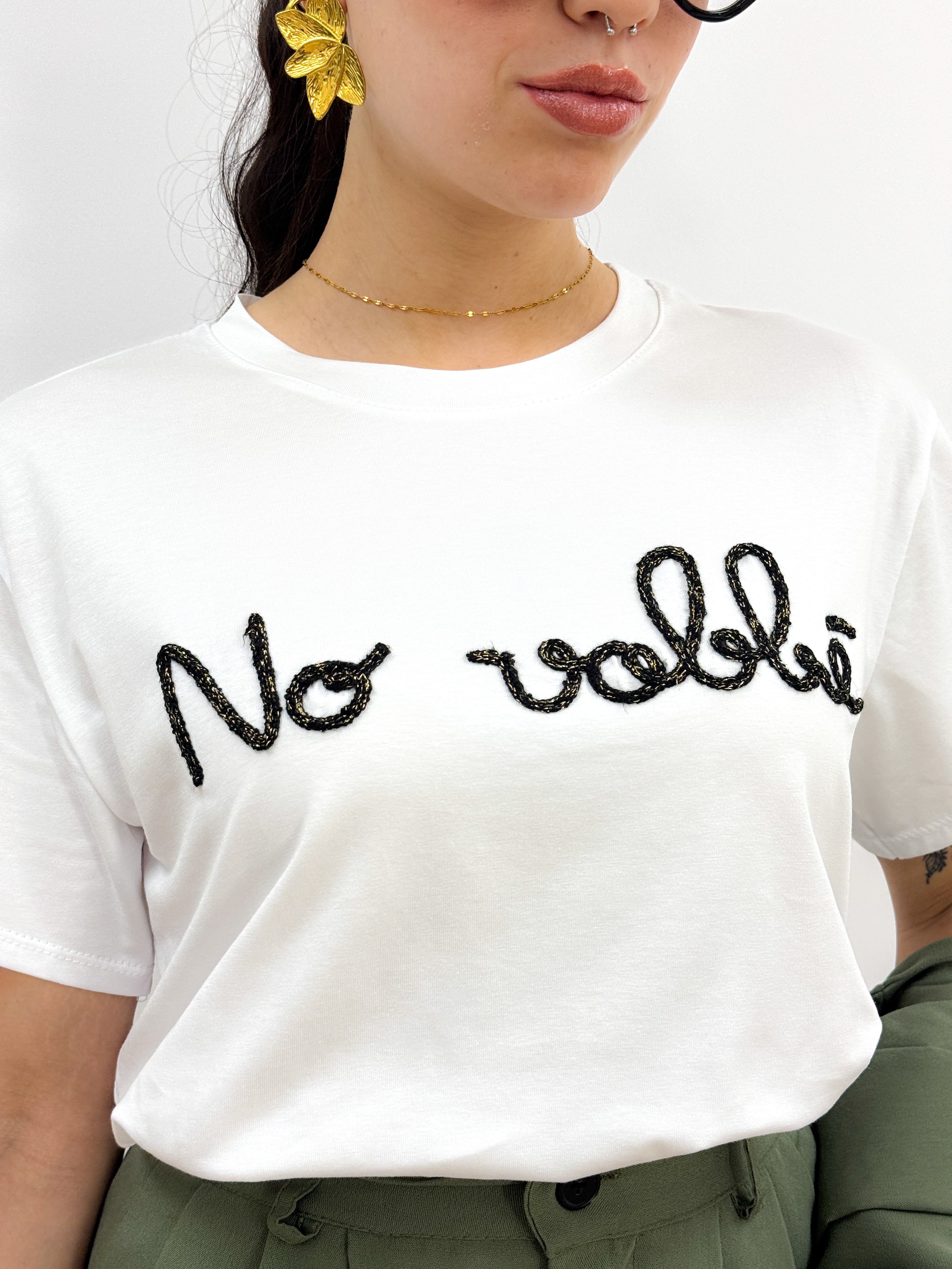 T-Shirt No Vabbè NERO