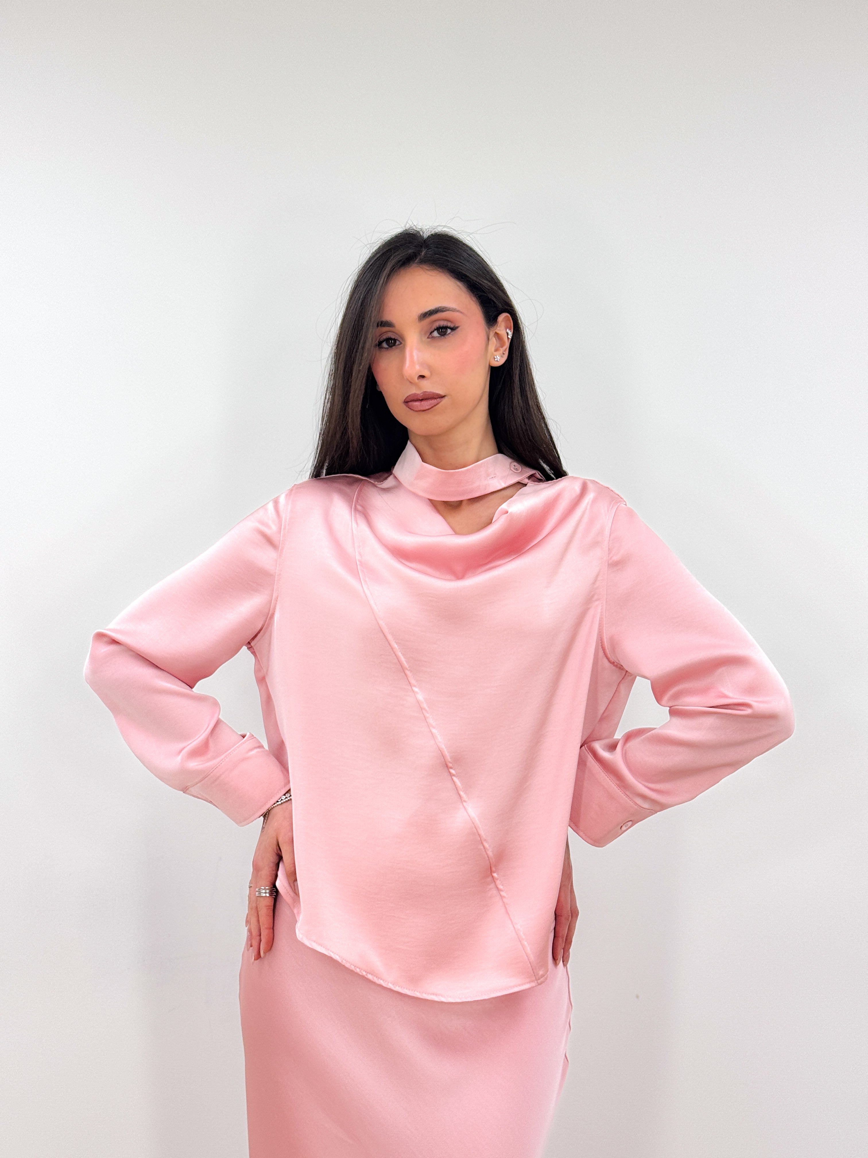 Blusa Satin Lumina ROSA