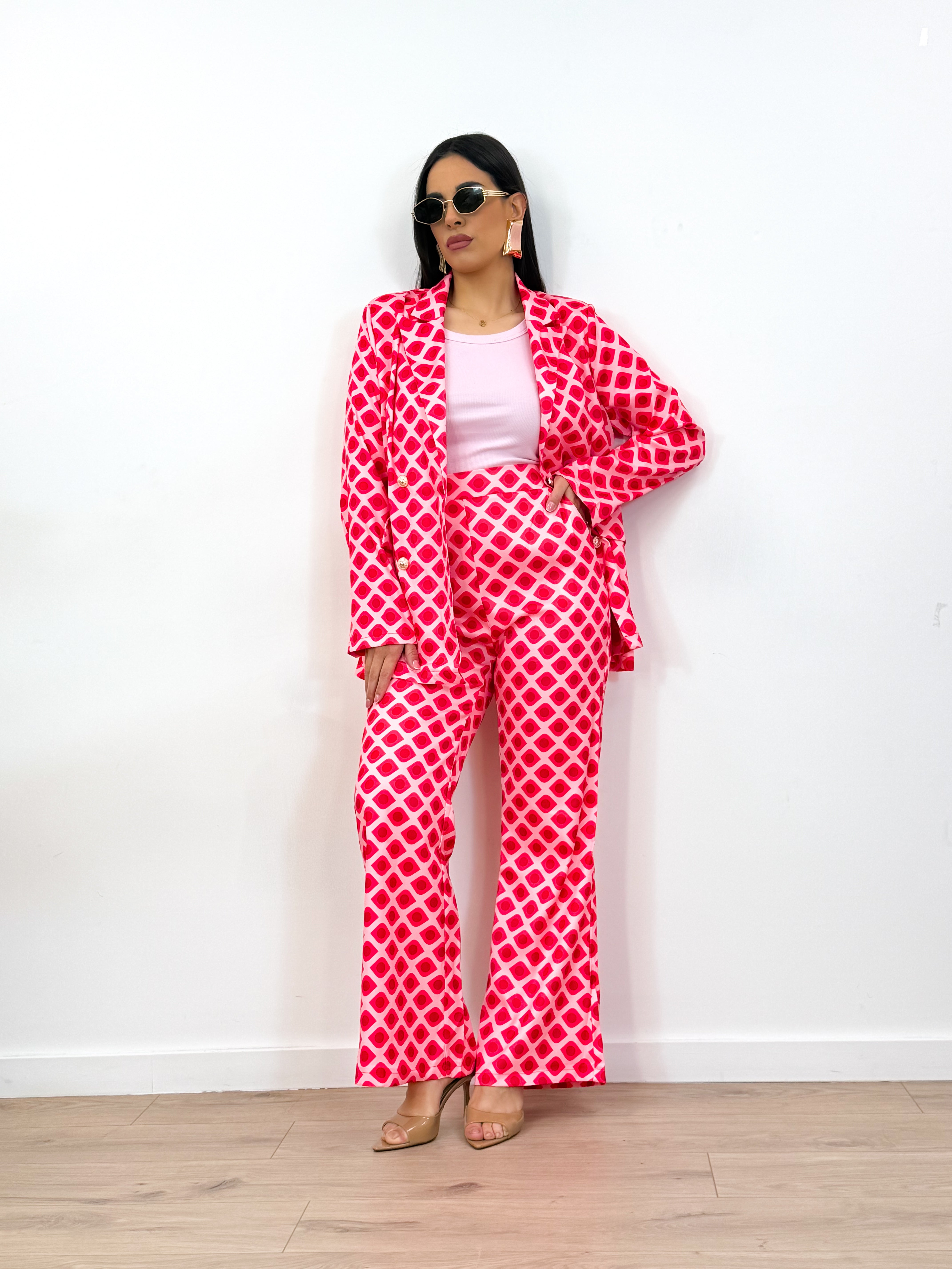 Tailleur JAMAICA rosso/rosa