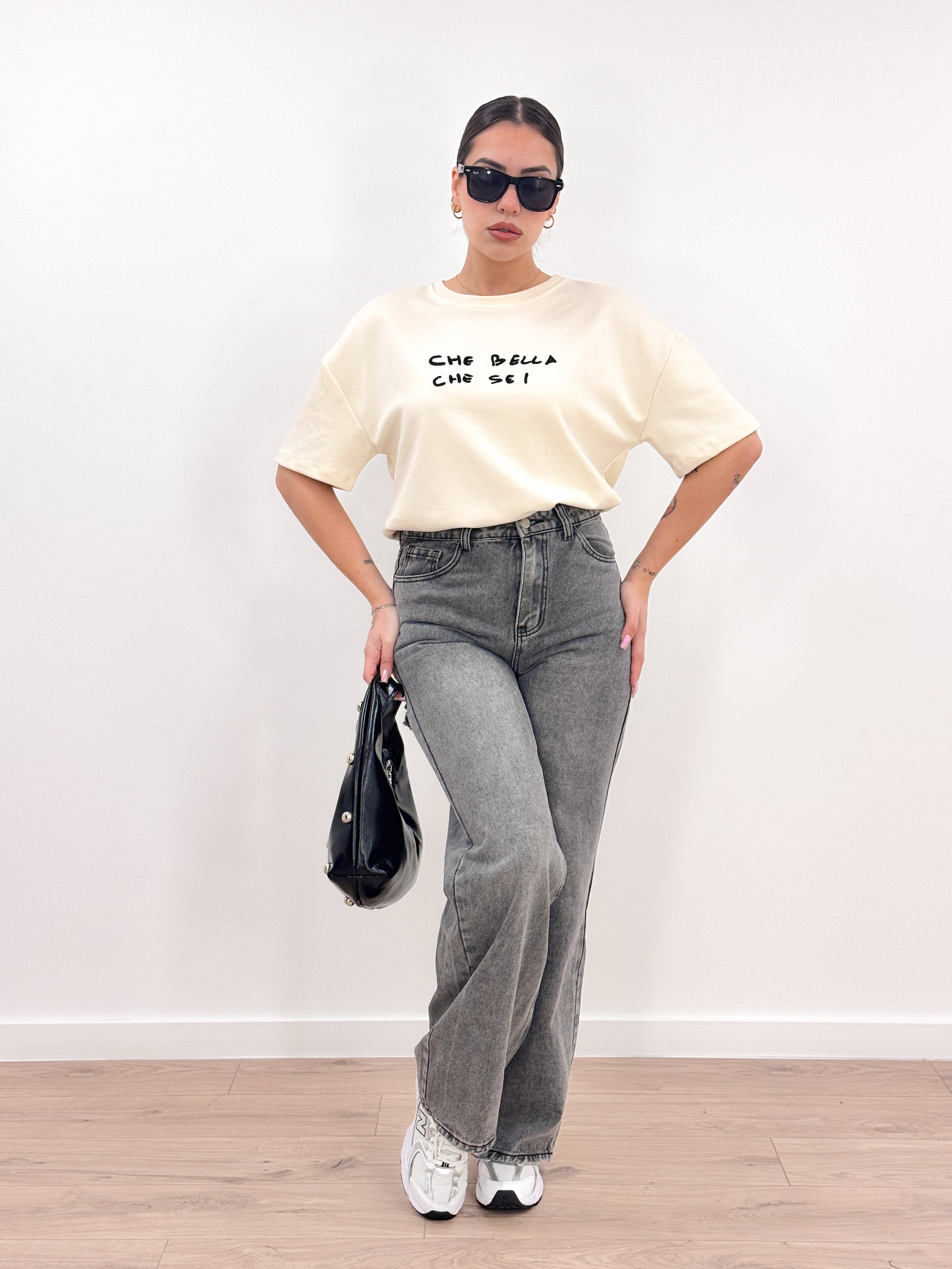 Jeans Wide Leg 2514 GRIGIO