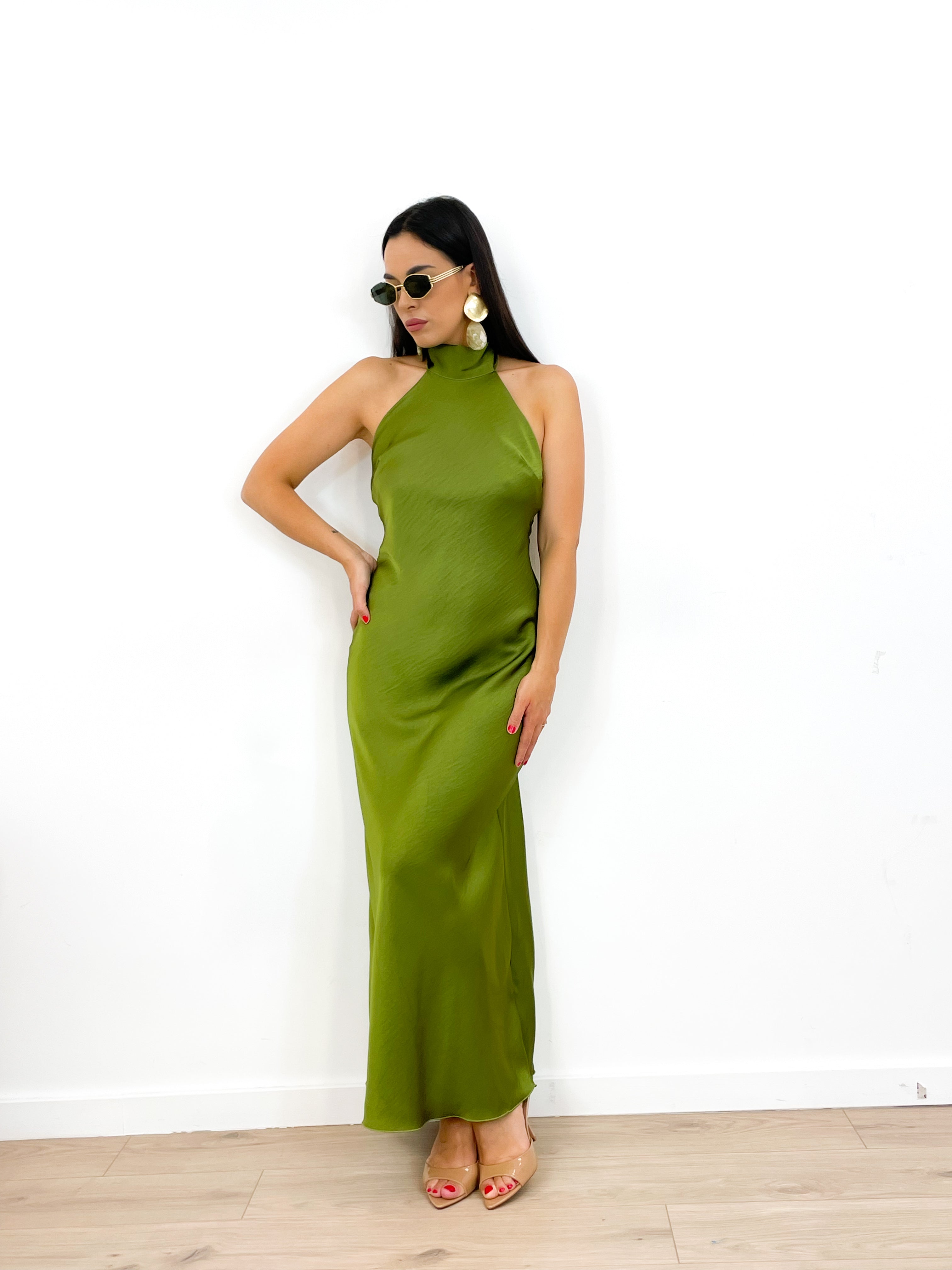 Abito DAMIGELLA CHIC verde acido