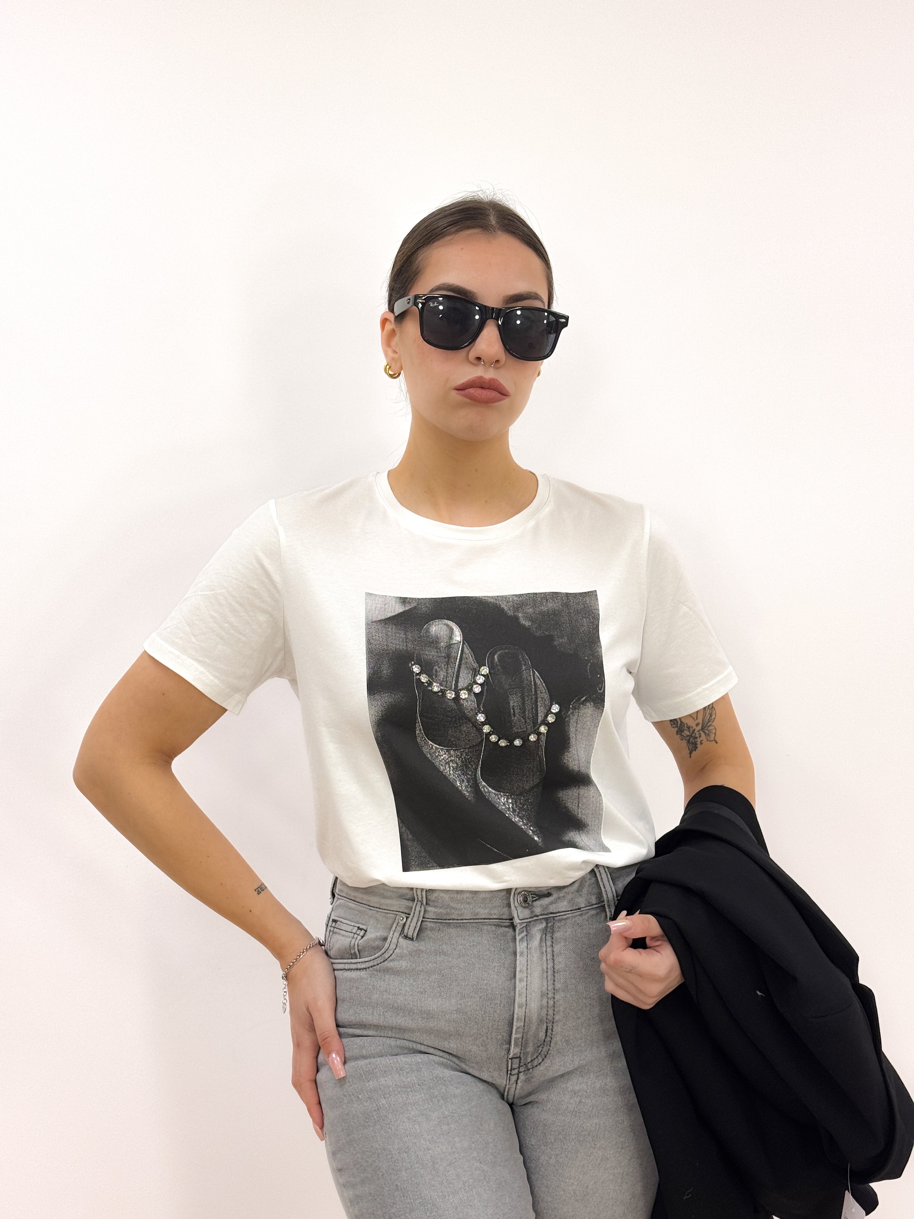 T-Shirt Shoes NERO