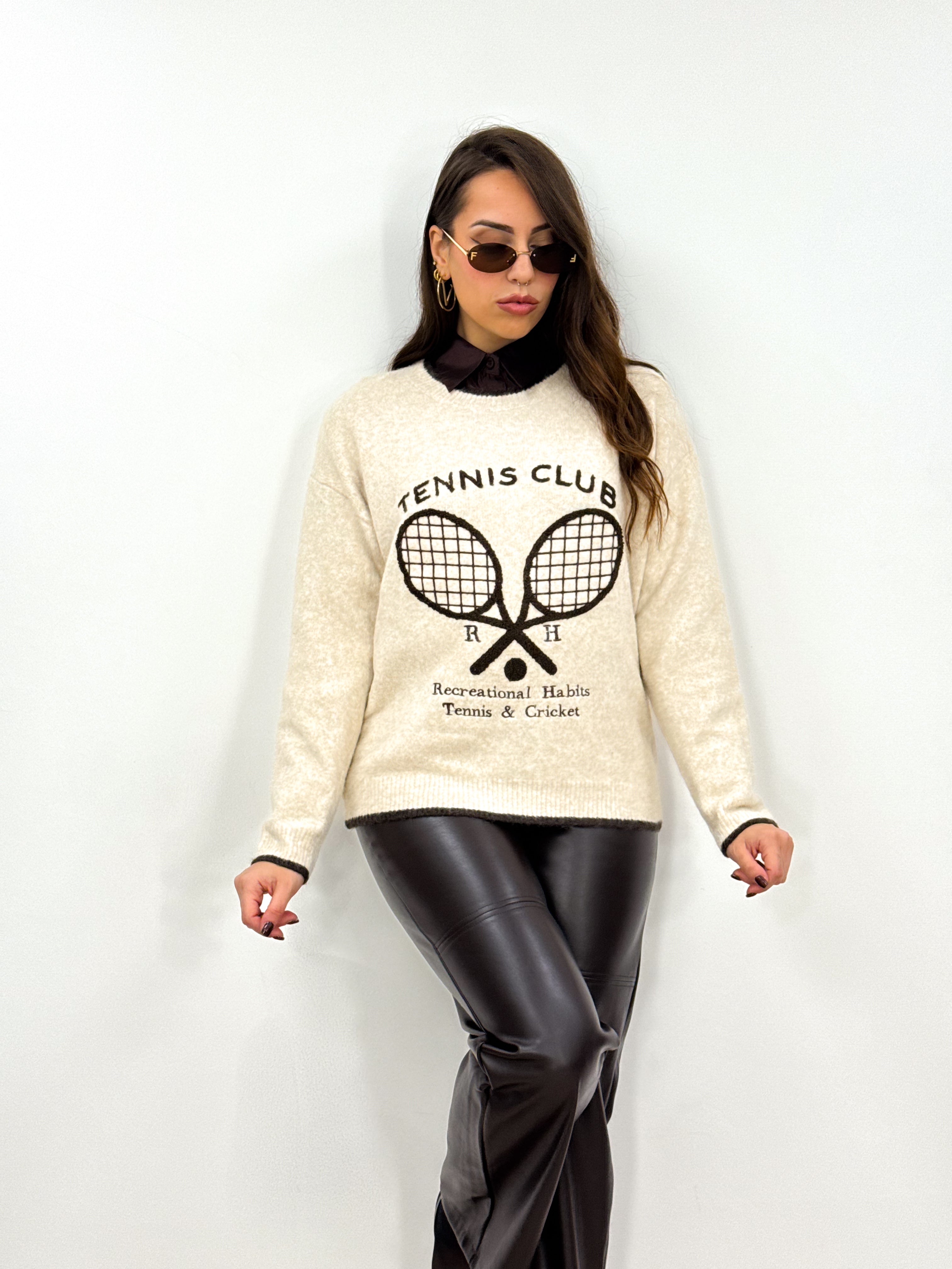 Maglioncino Tennis Panna