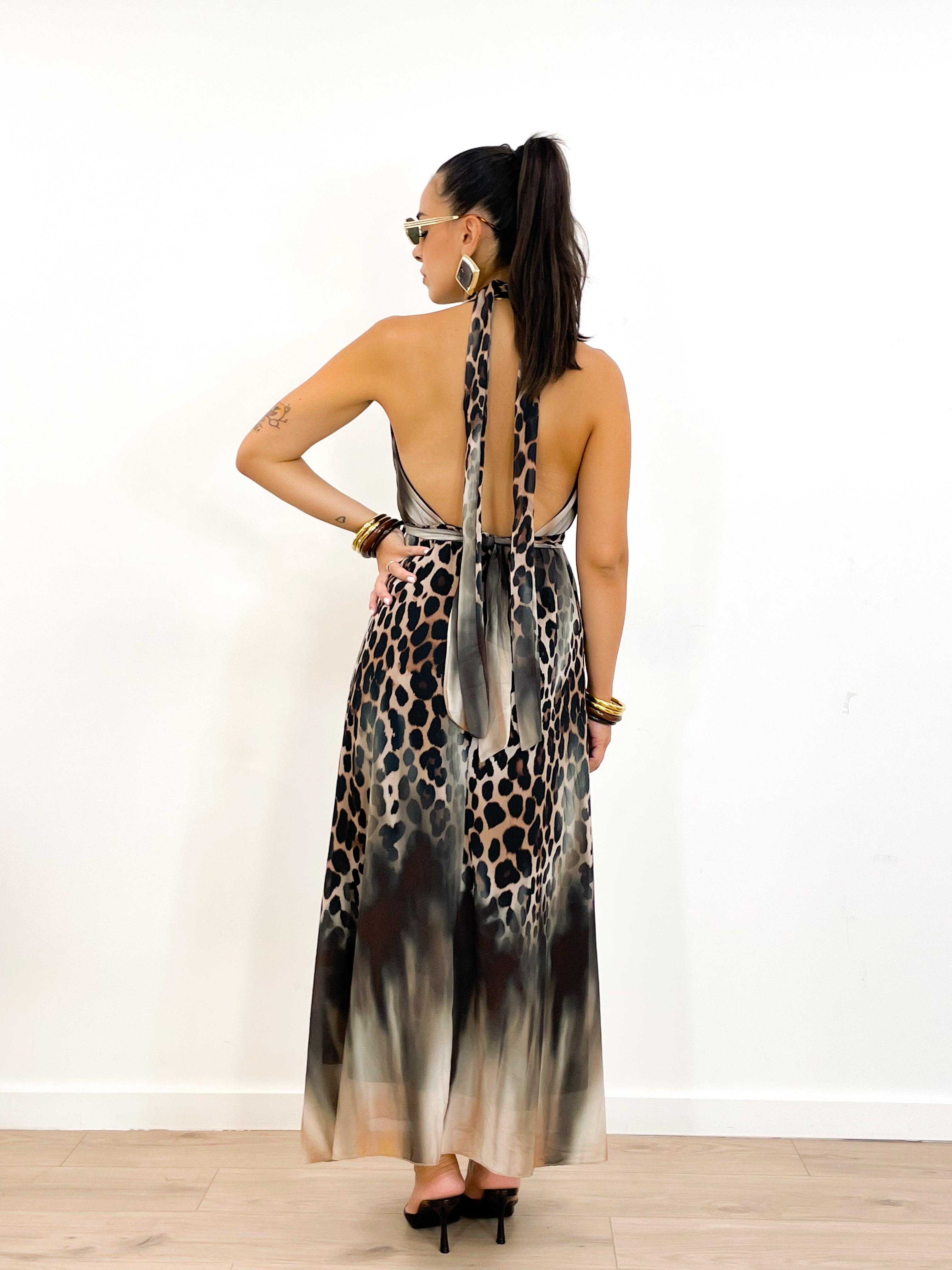 Abito JUNGLE NIGHT marrone