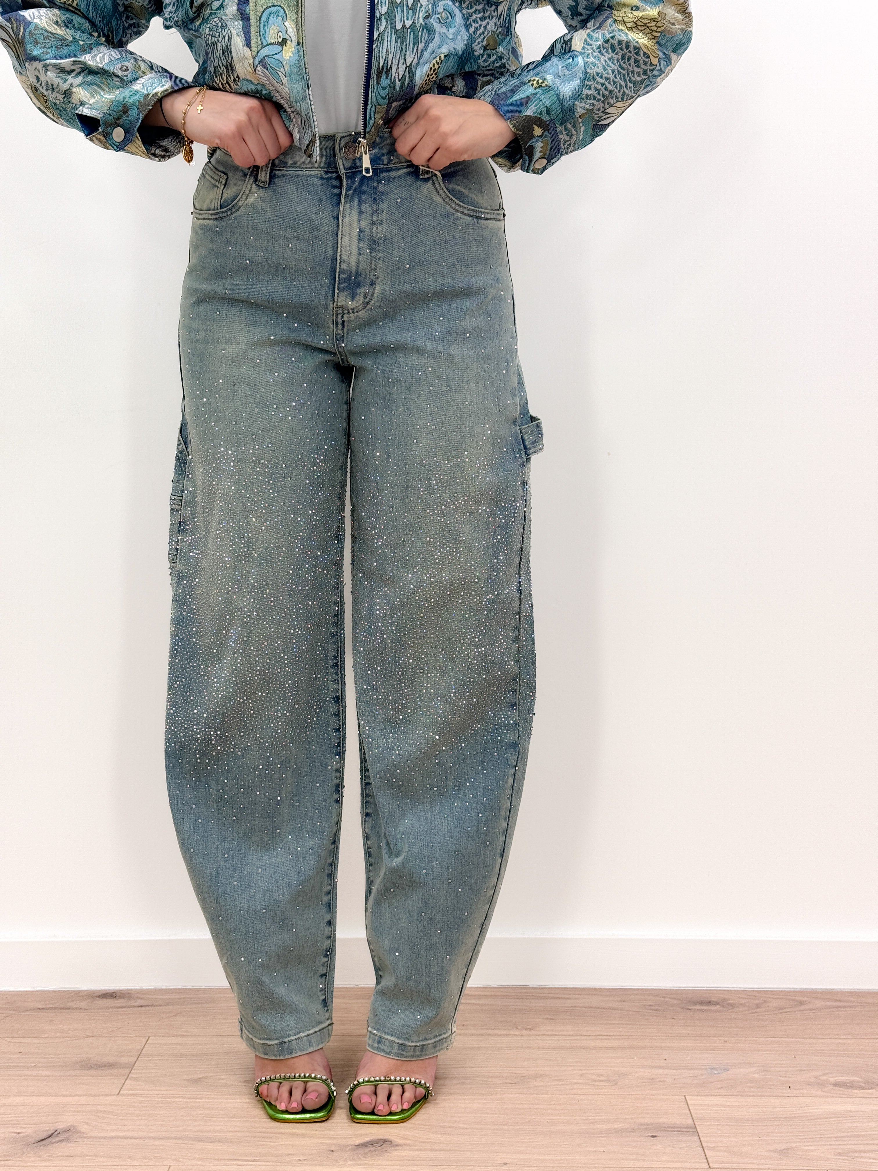 Jeans 8827 Balloon Strass