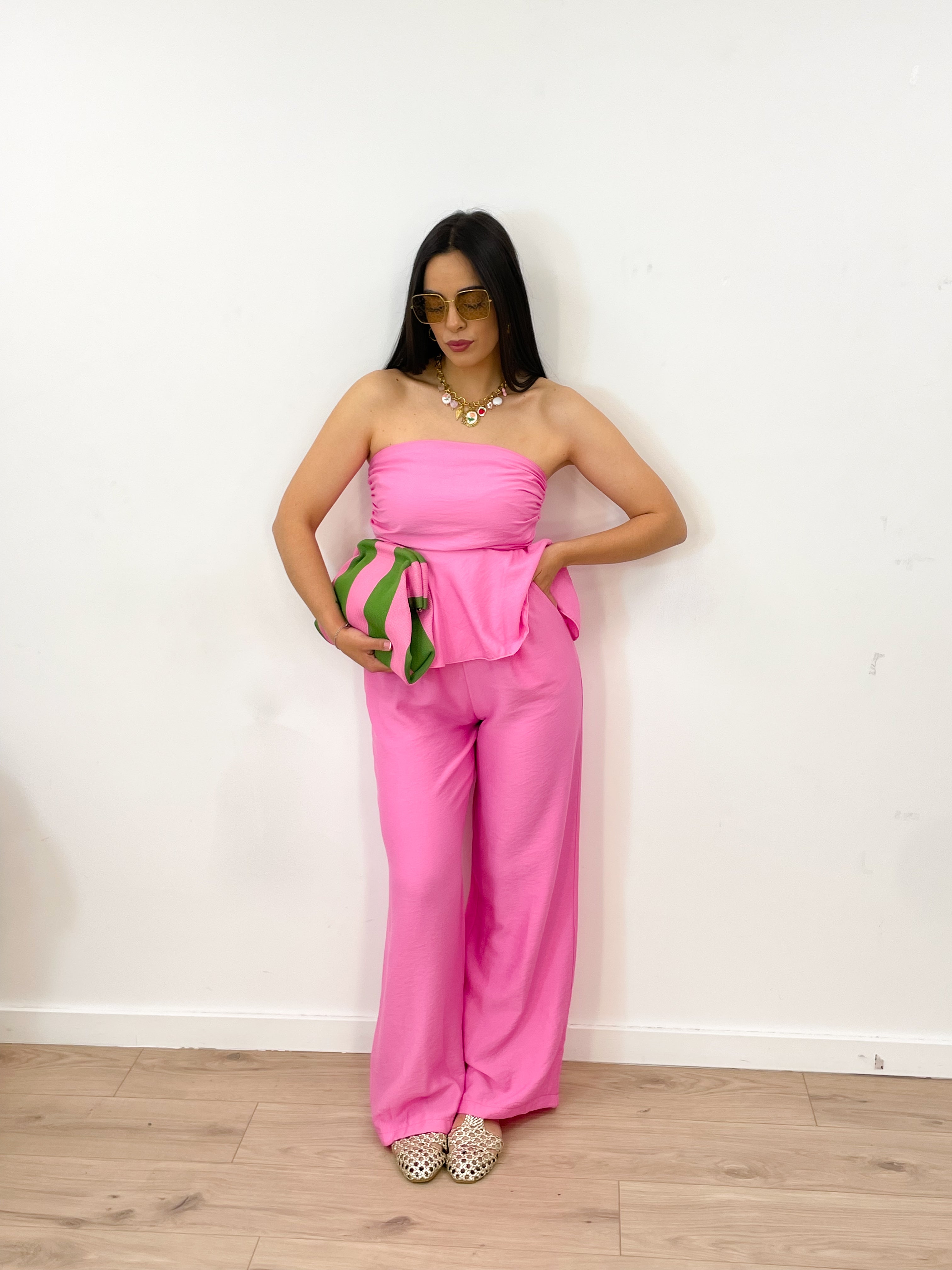 Coordinato ALEXIA rosa barbie