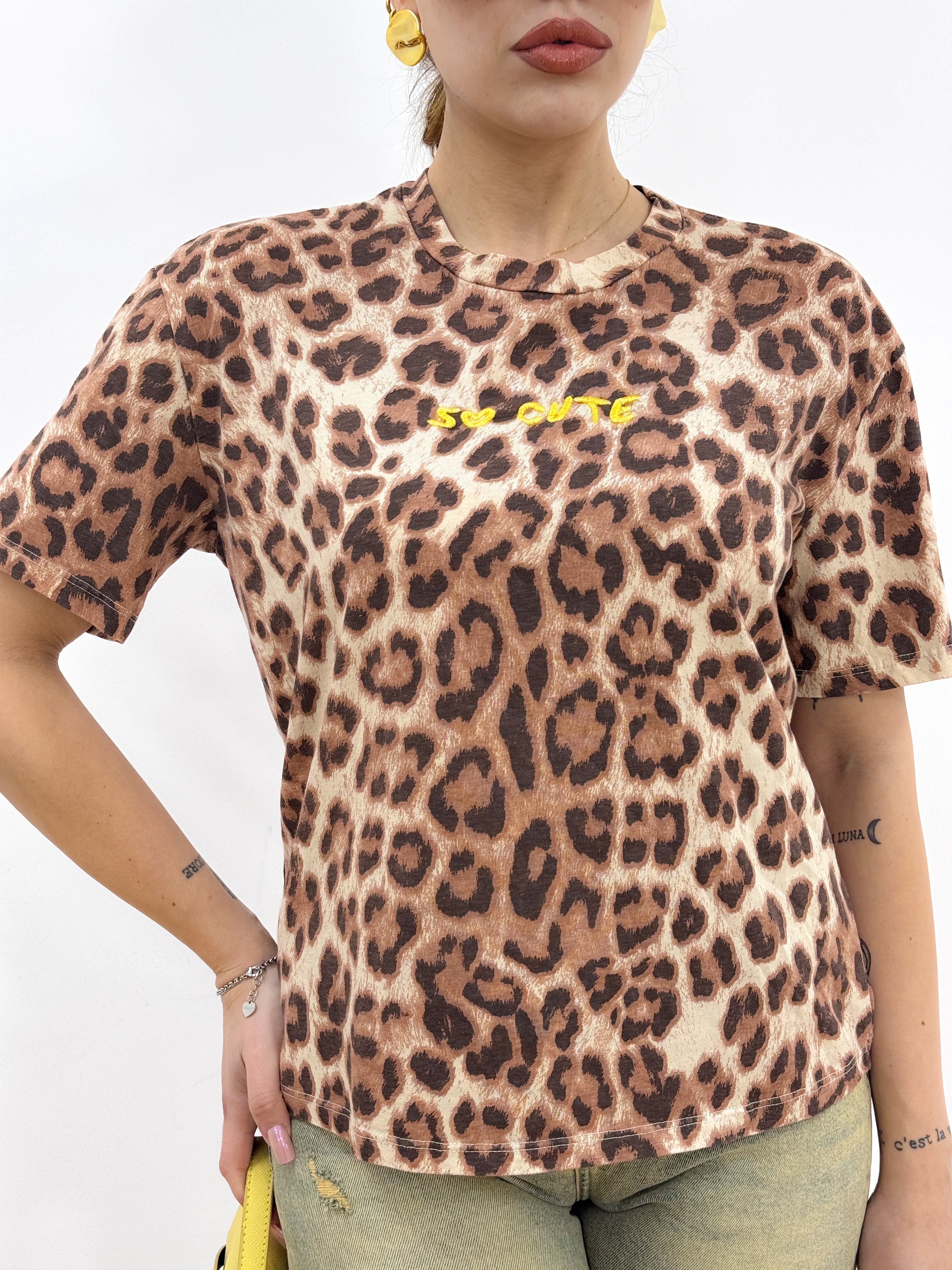 T-Shirt Lumina Leo GIALLO