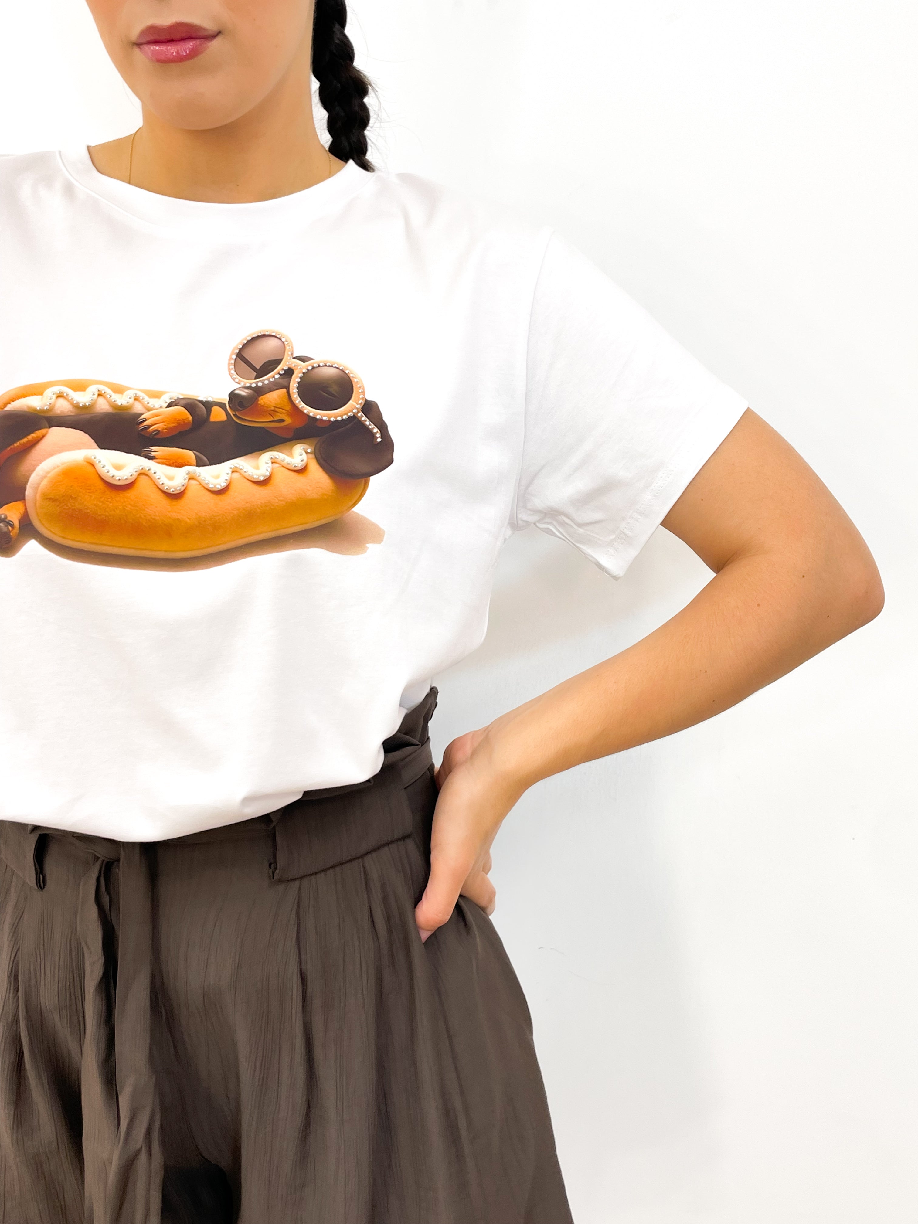 T-shirt HOT DOG BASSOTTO