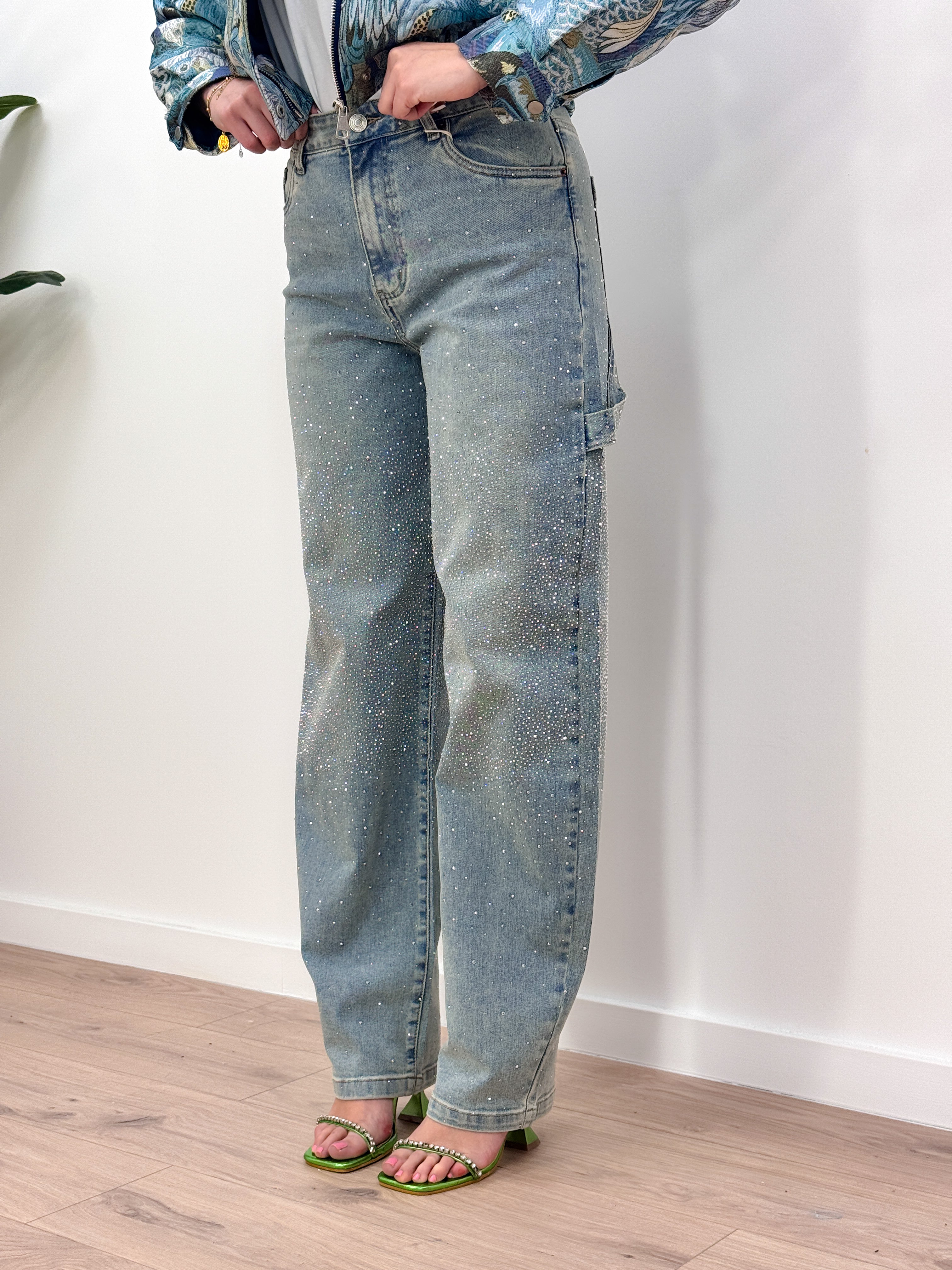 Jeans 8827 Balloon Strass