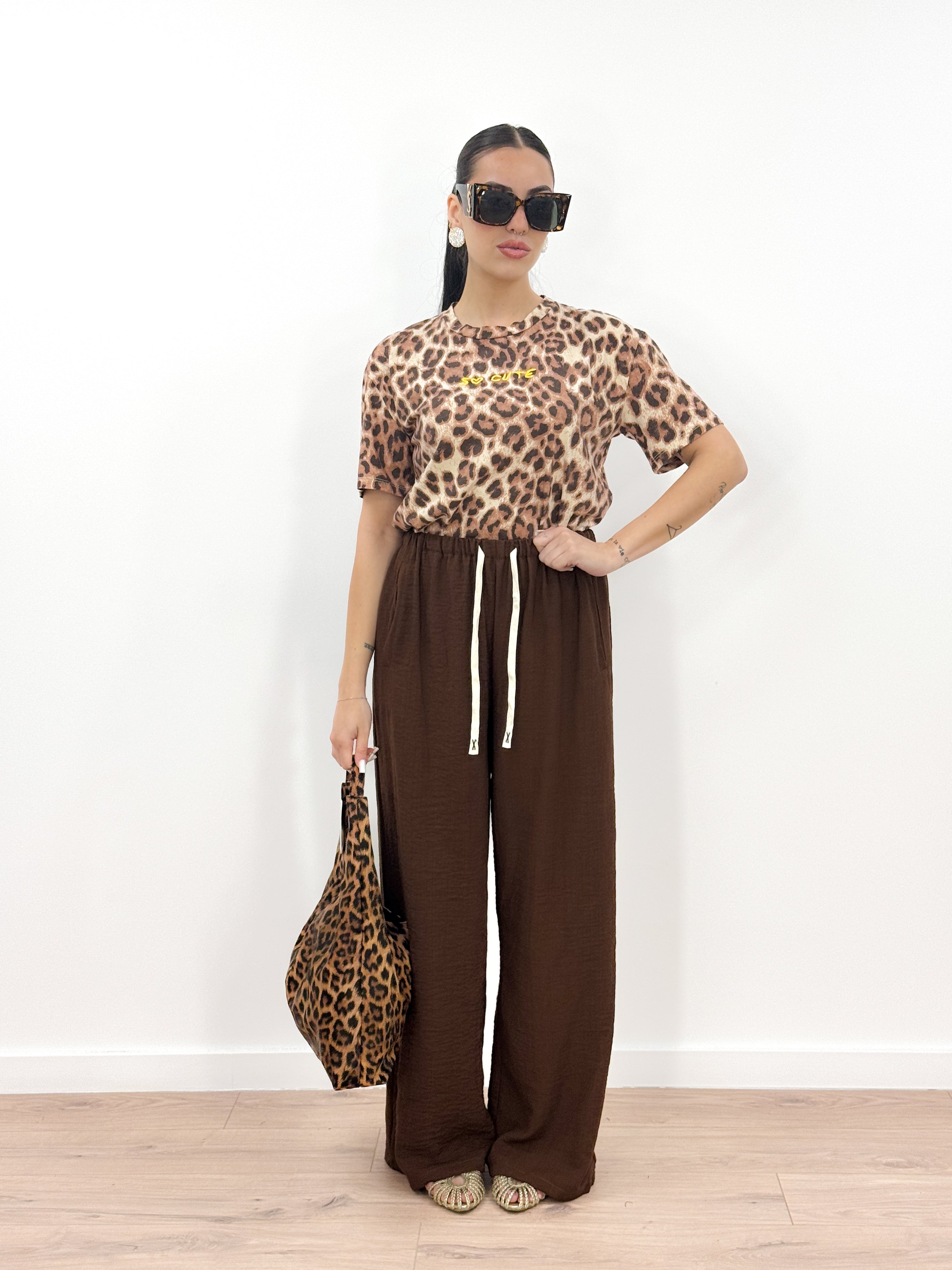 Pantalone Lea MARRONE