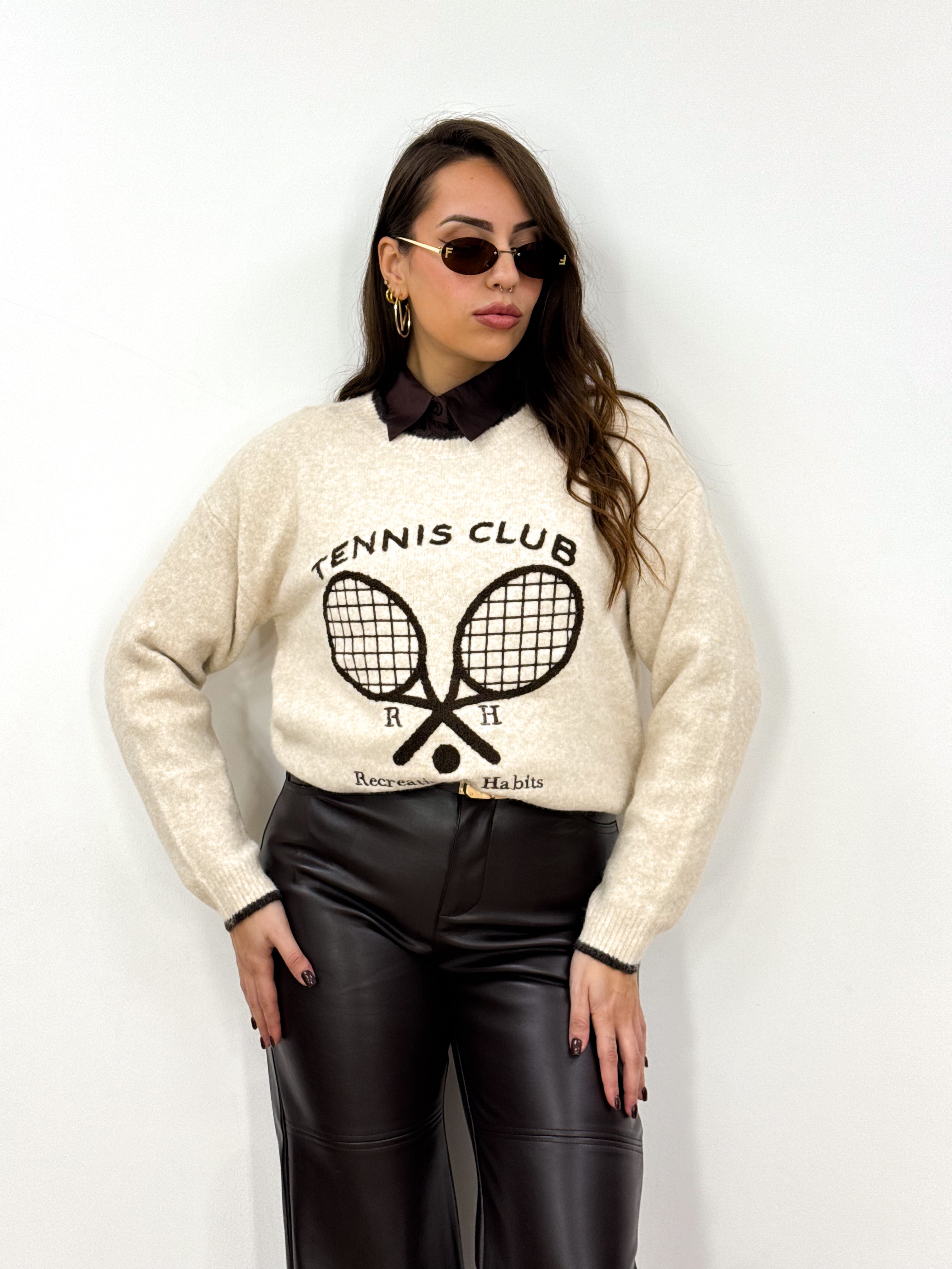 Maglioncino Tennis Panna