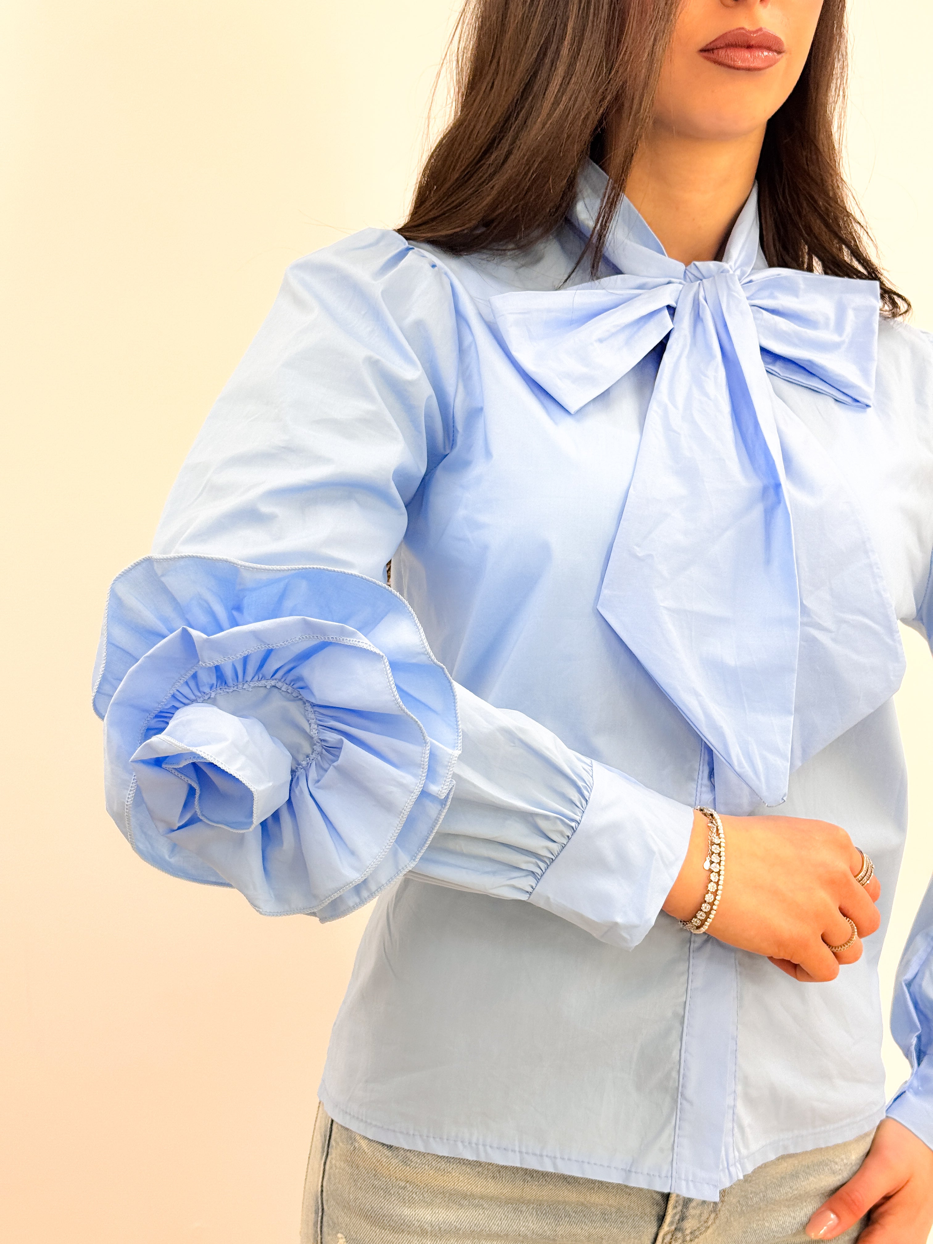 Camicia Peonia AZZURRO
