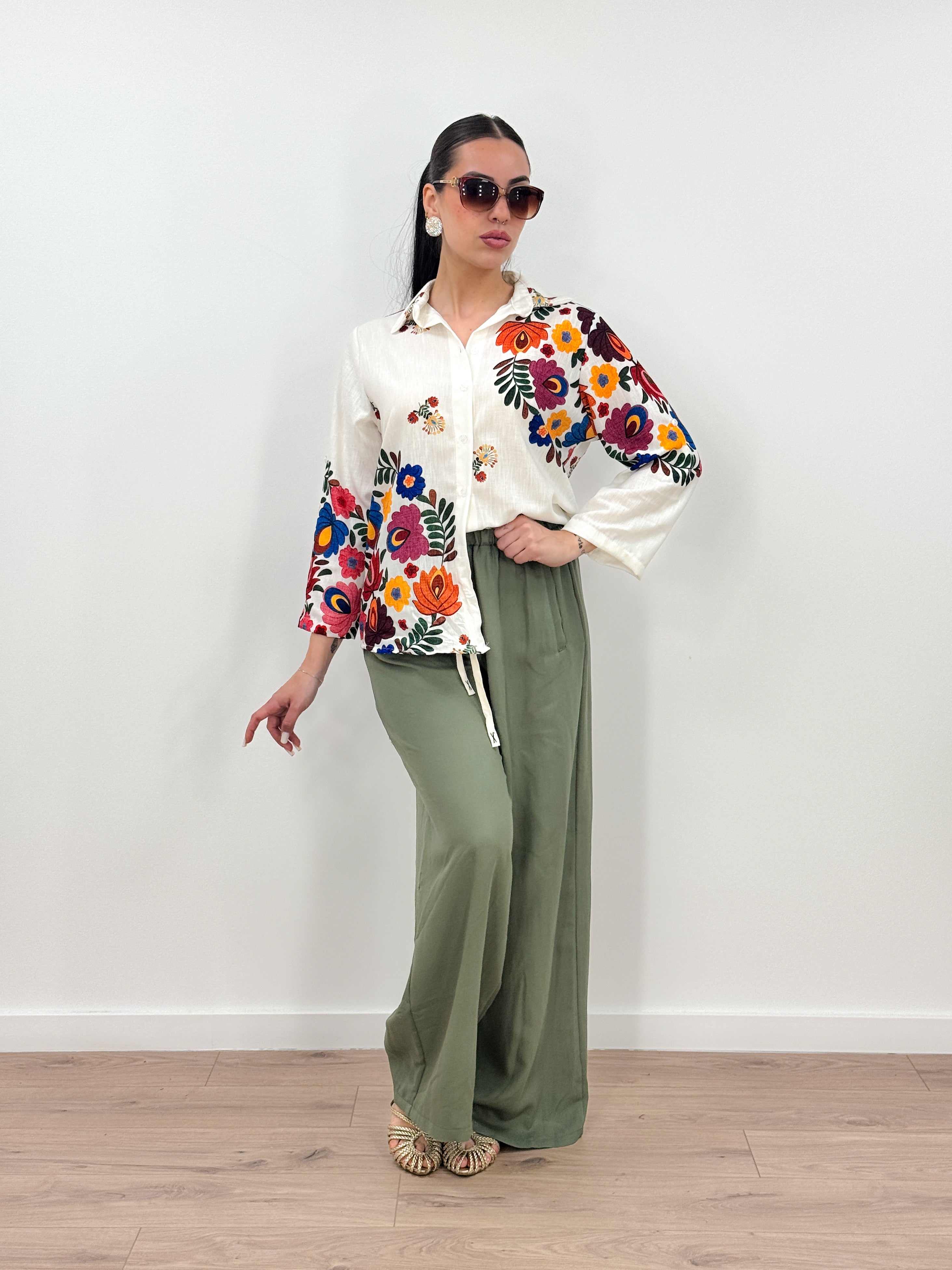 Pantalone Lea VERDE M.