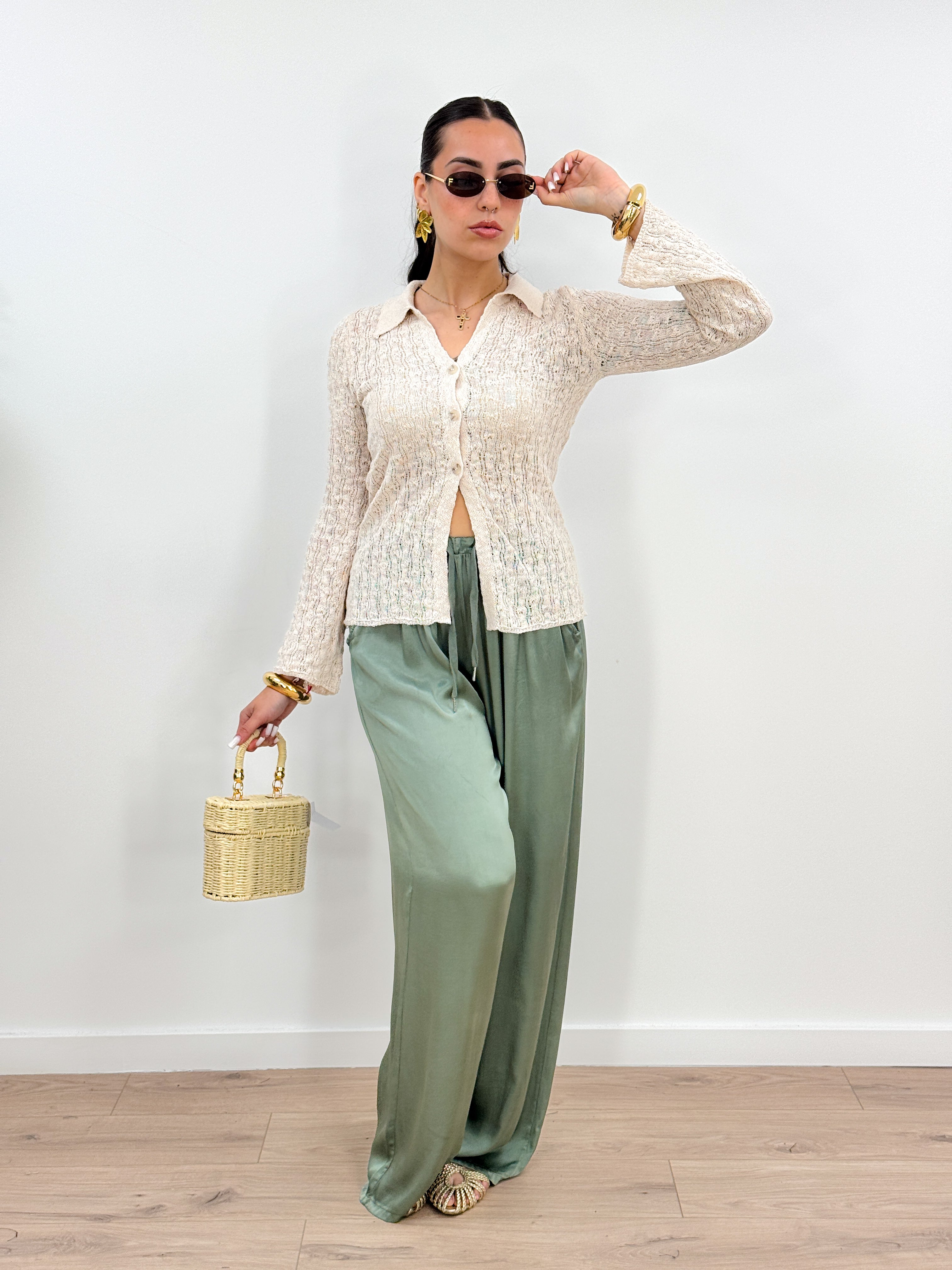 Pantalone Tropea VERDE MENTA