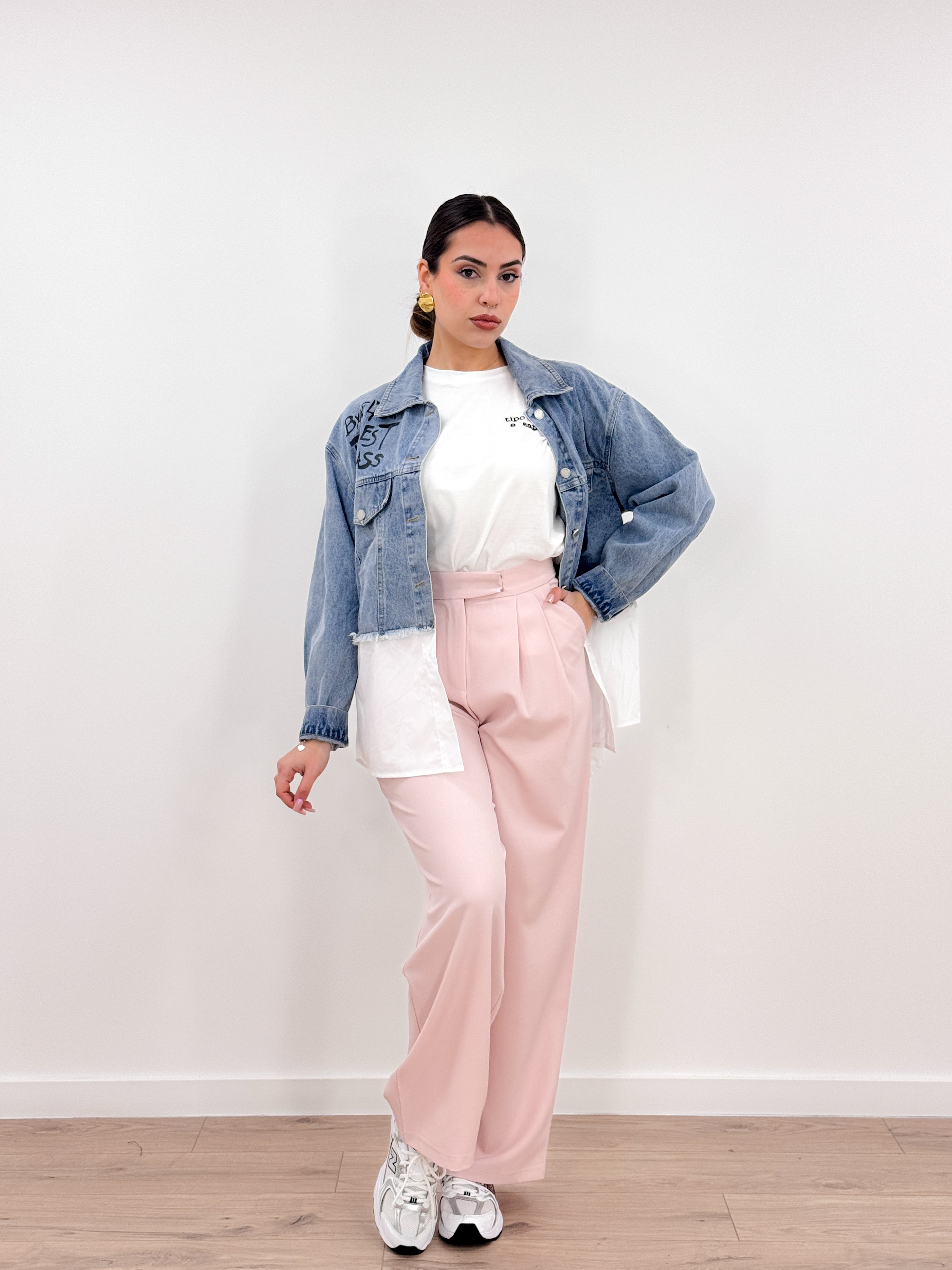 Pantalone Chic  7137 ROSA