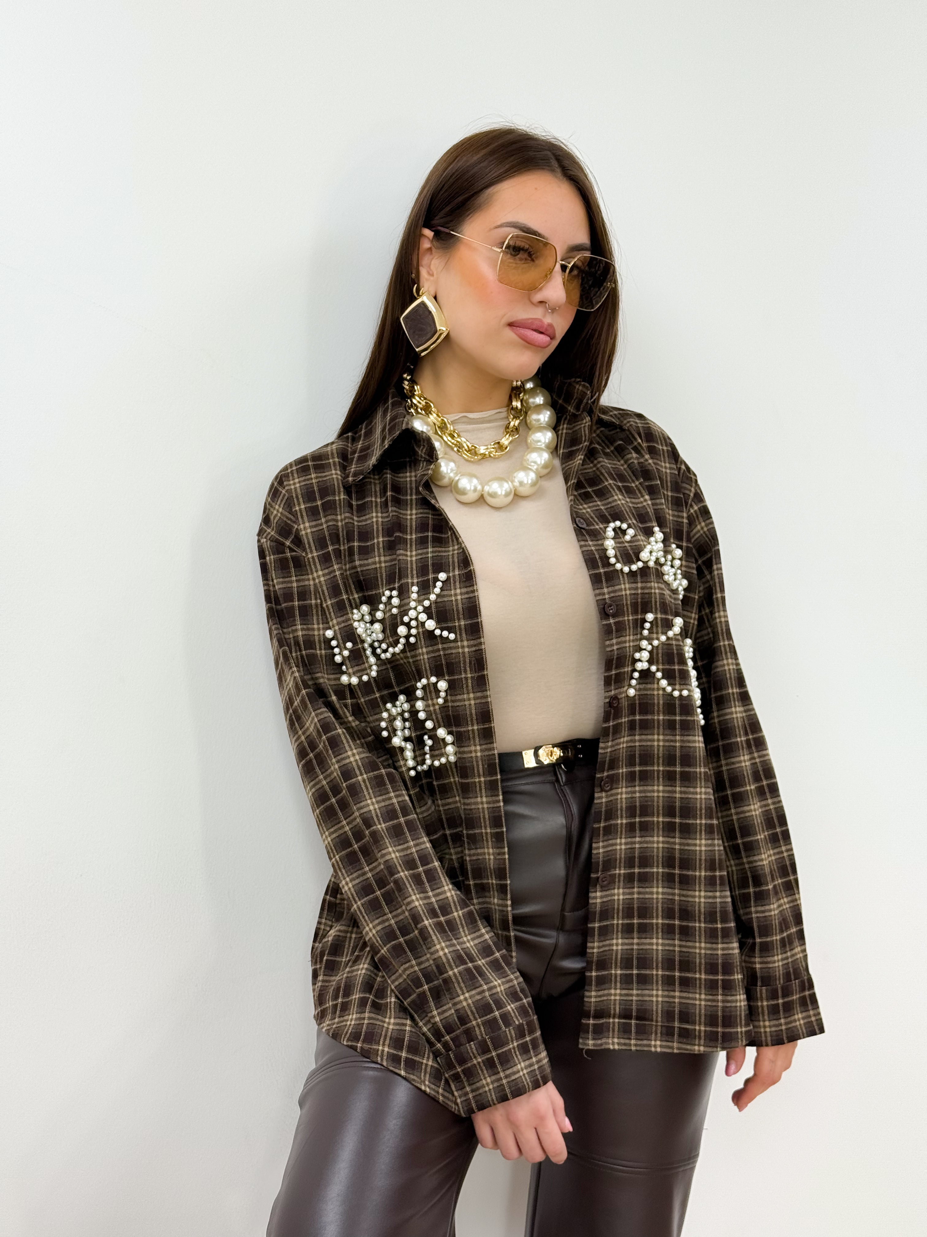 Camicia Touchè Marrone