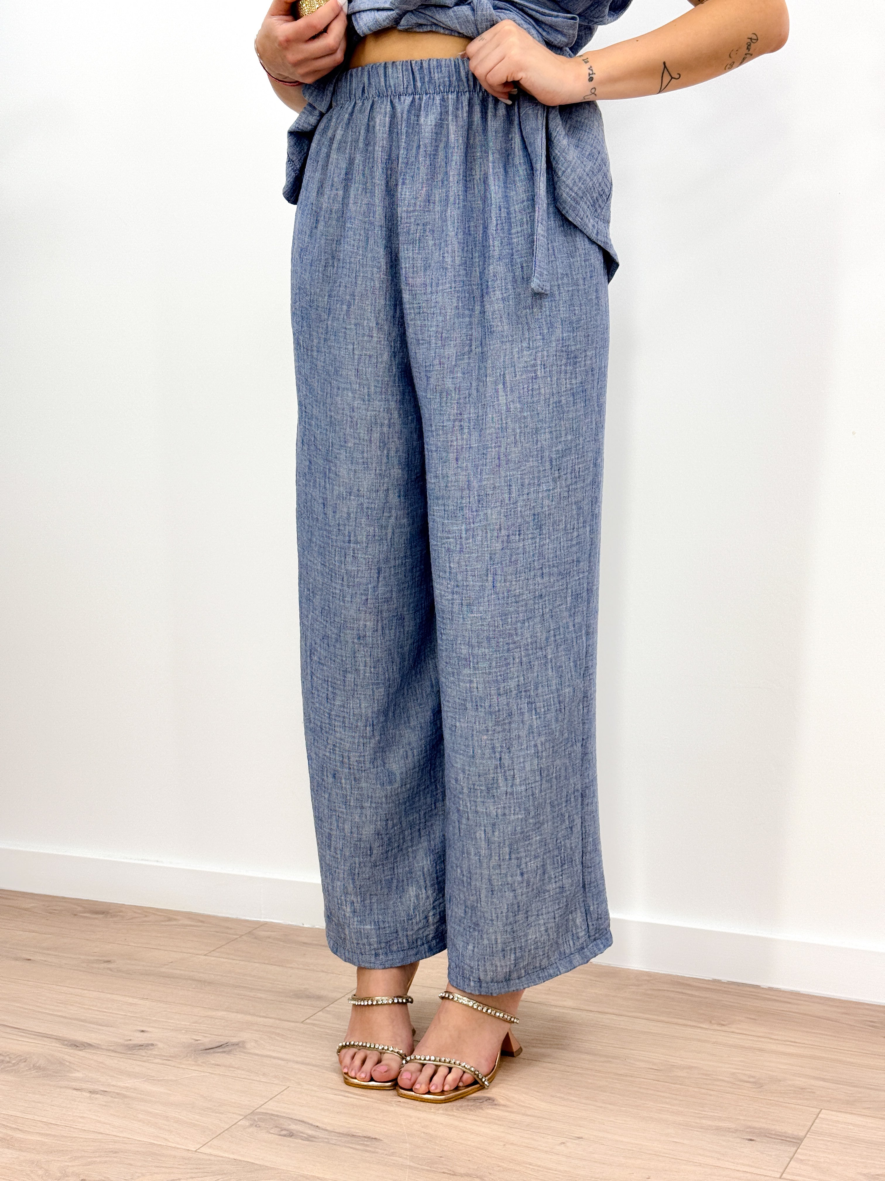 Coordinato Romantic AZZURRO