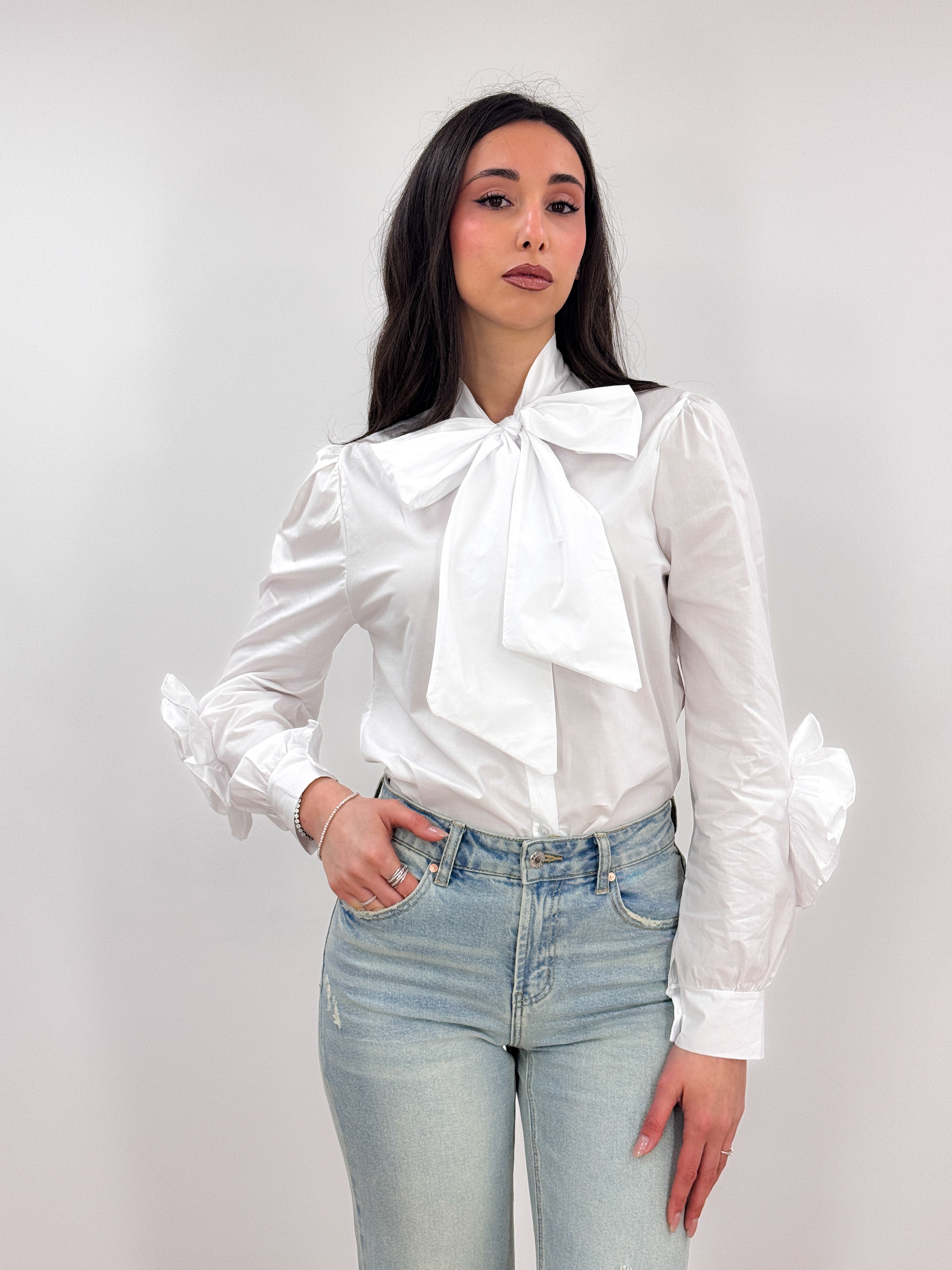 Camicia Peonia BIANCO