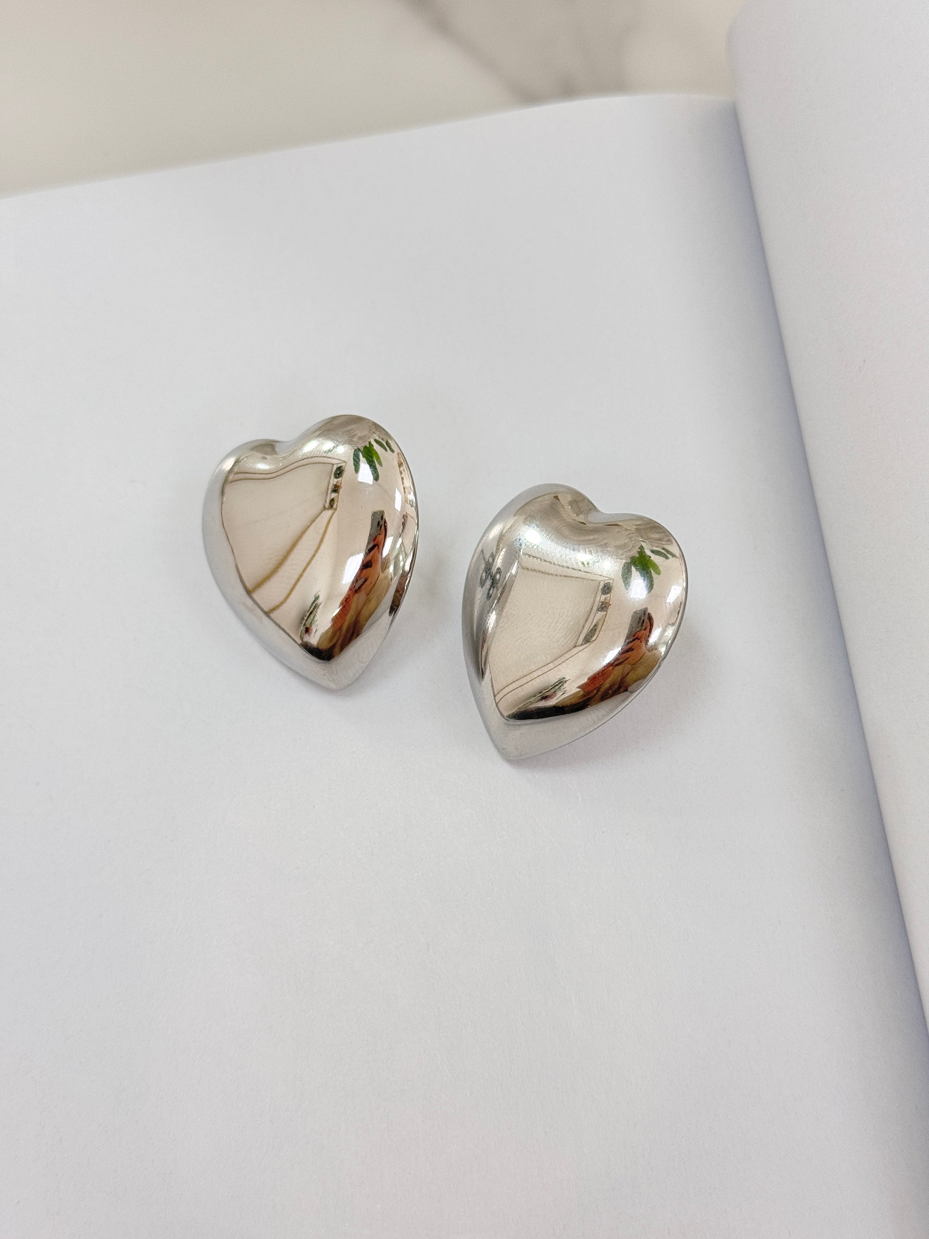 Orecchino Cuore ARGENTO