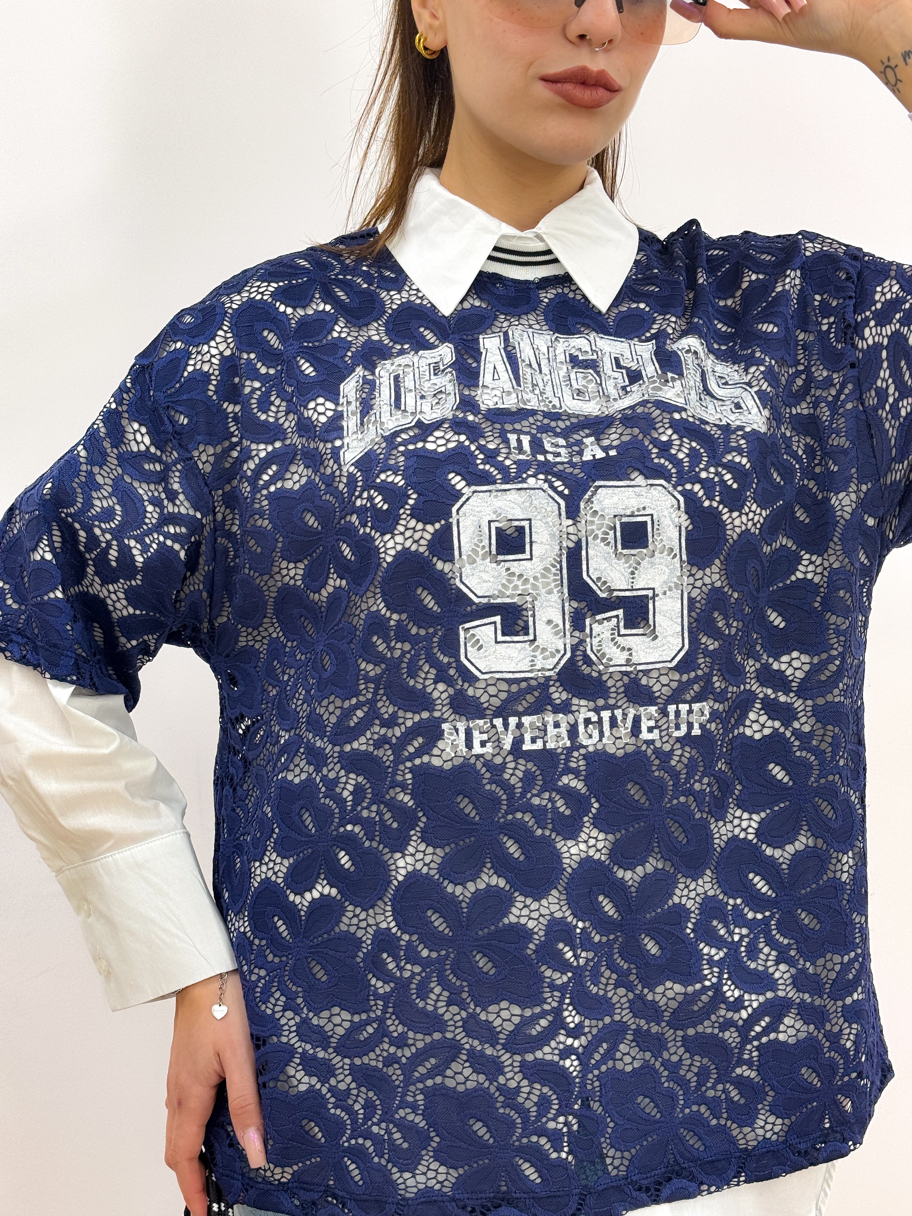 Maglia Chemise L.Angeles BLU