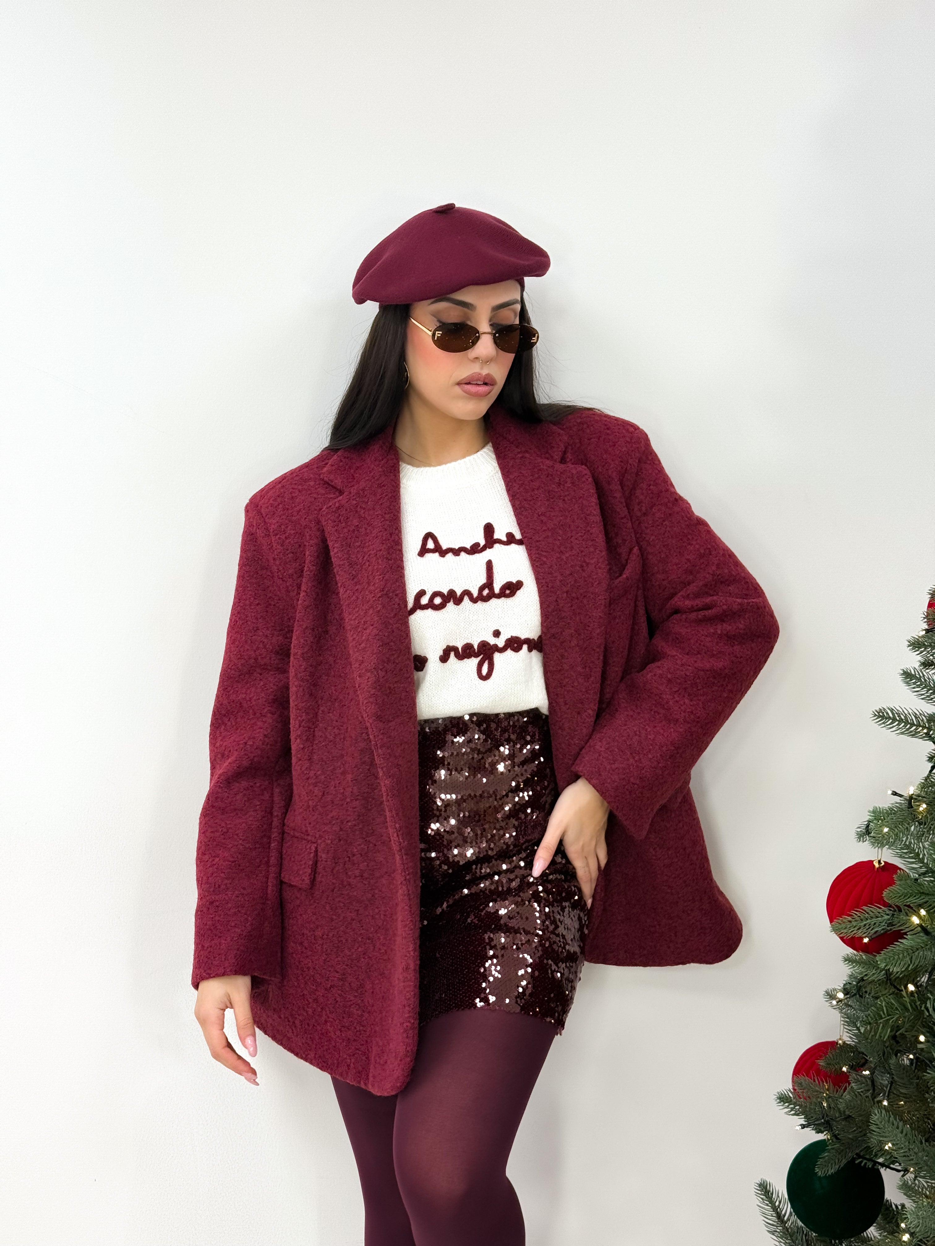 Giacca Eiffeul Bordeaux