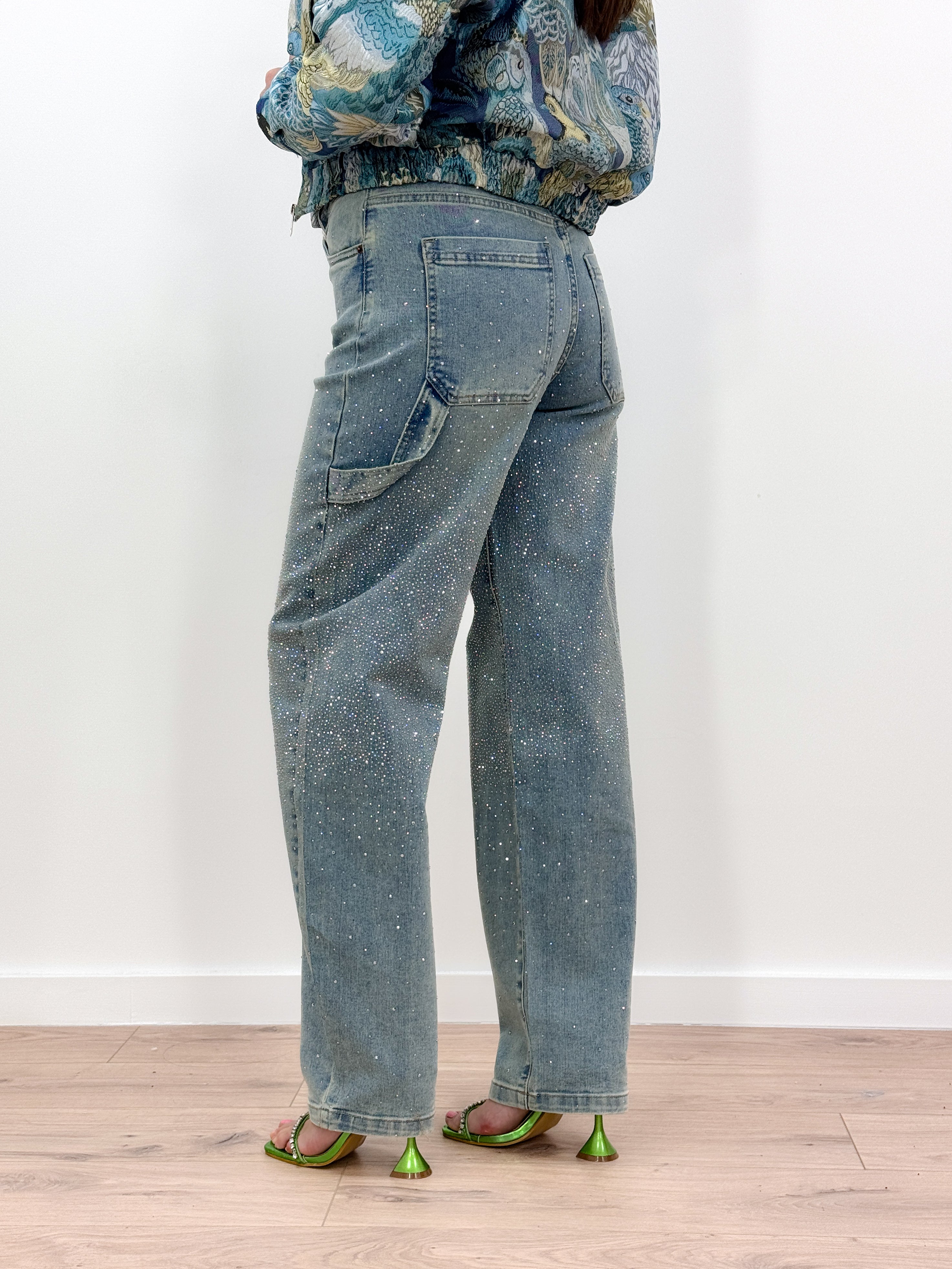 Jeans 8827 Balloon Strass