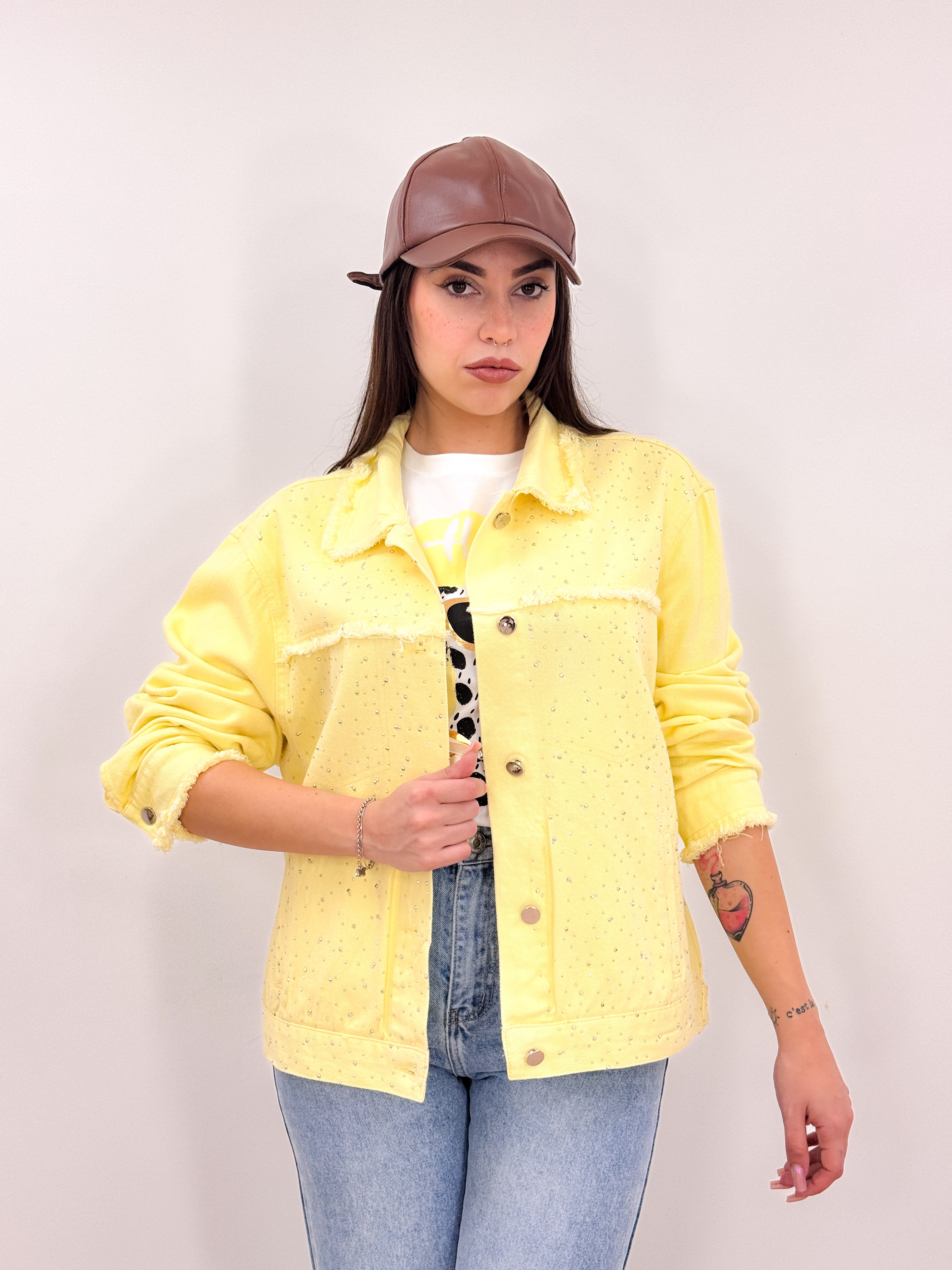 Giacca Denim GIALLO