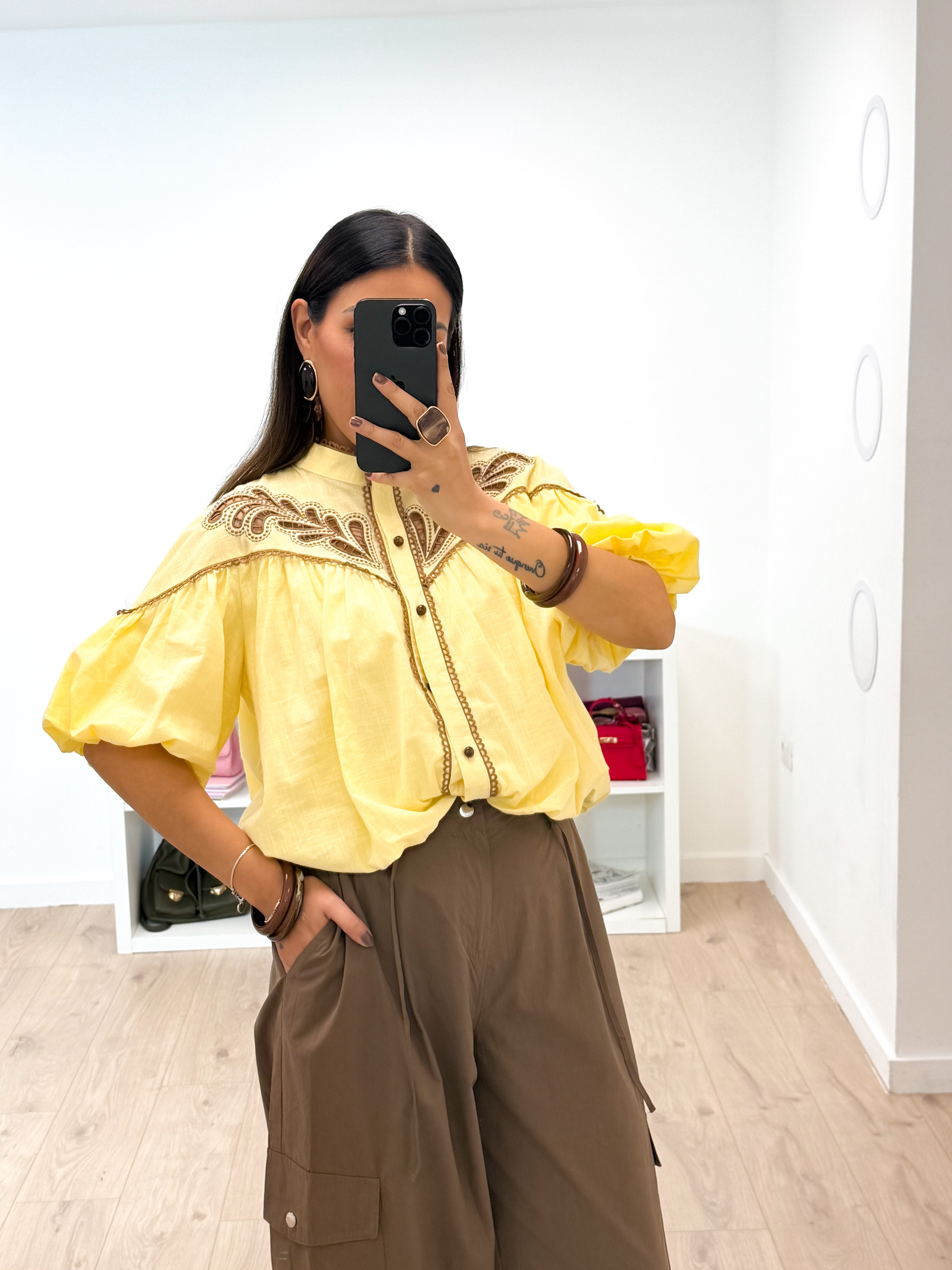 Blusa SOLEDAD gialla