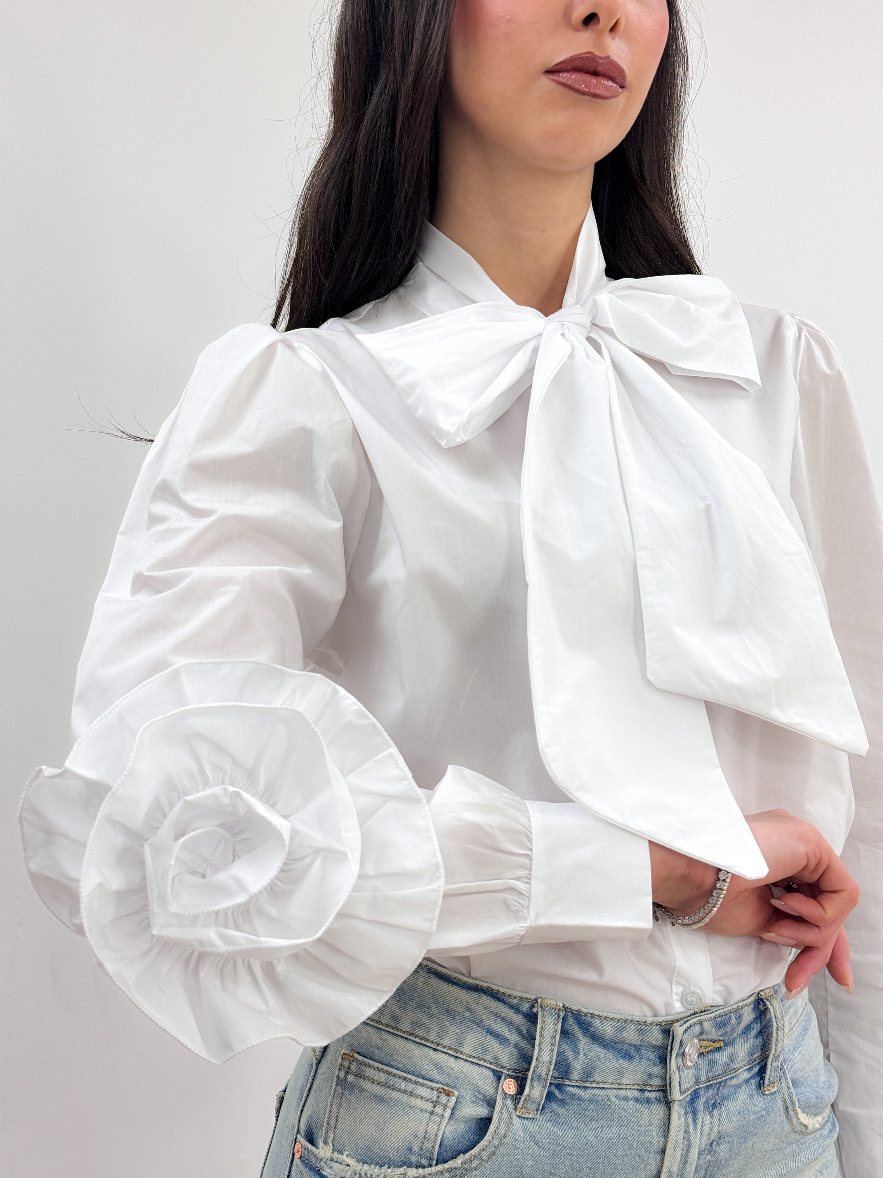 Camicia Peonia BIANCO