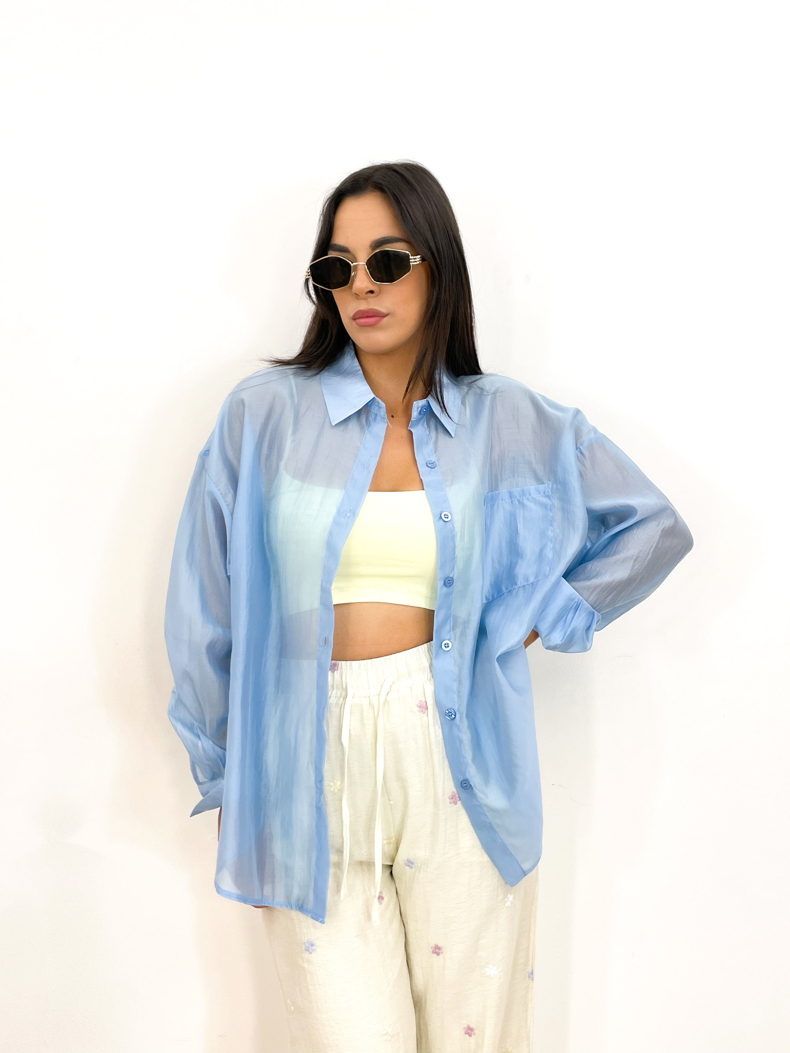 Camicia HELENA azzurra
